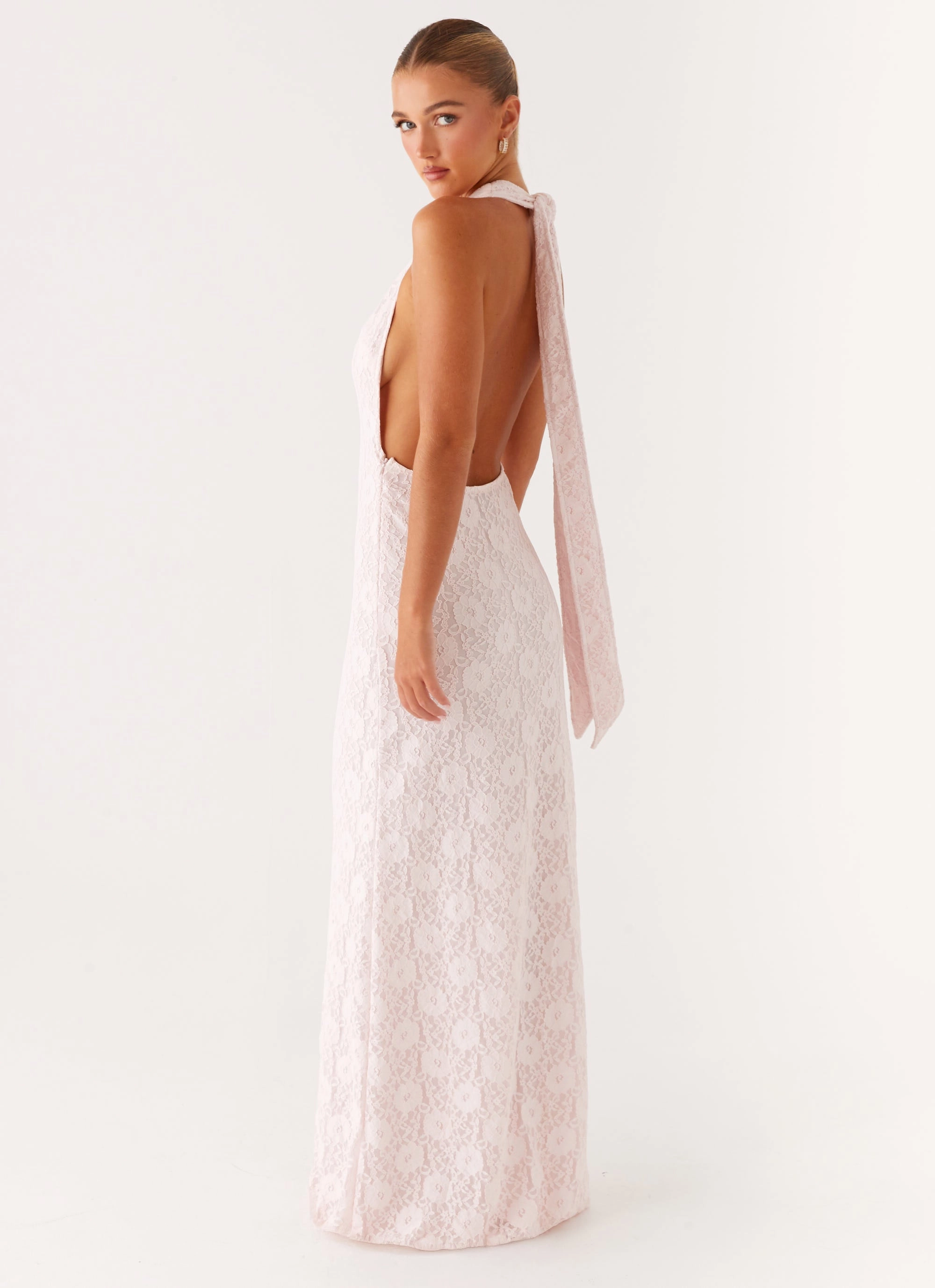 Layering-Piece Lightweight Layer Carly Maxi Dress - Pink