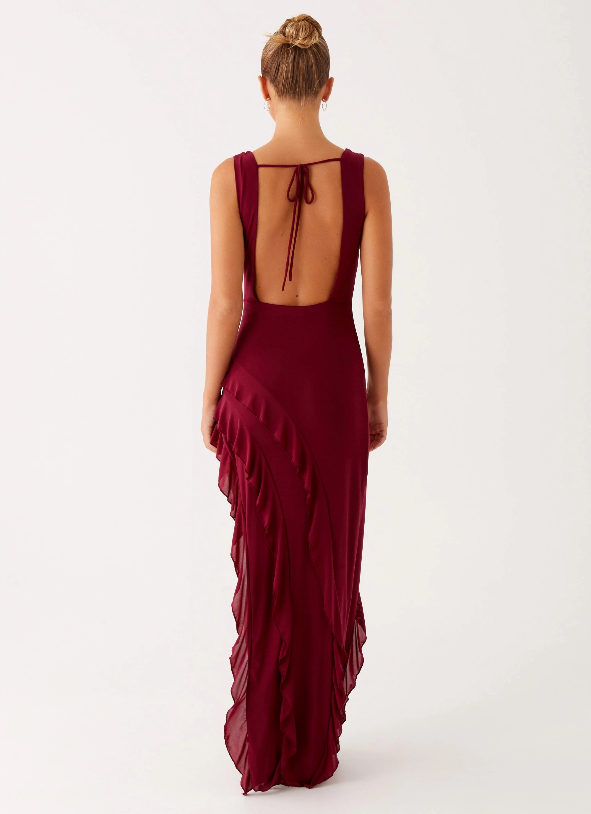Subtle Finish Hendrix Maxi Dress - Raspberry Wine