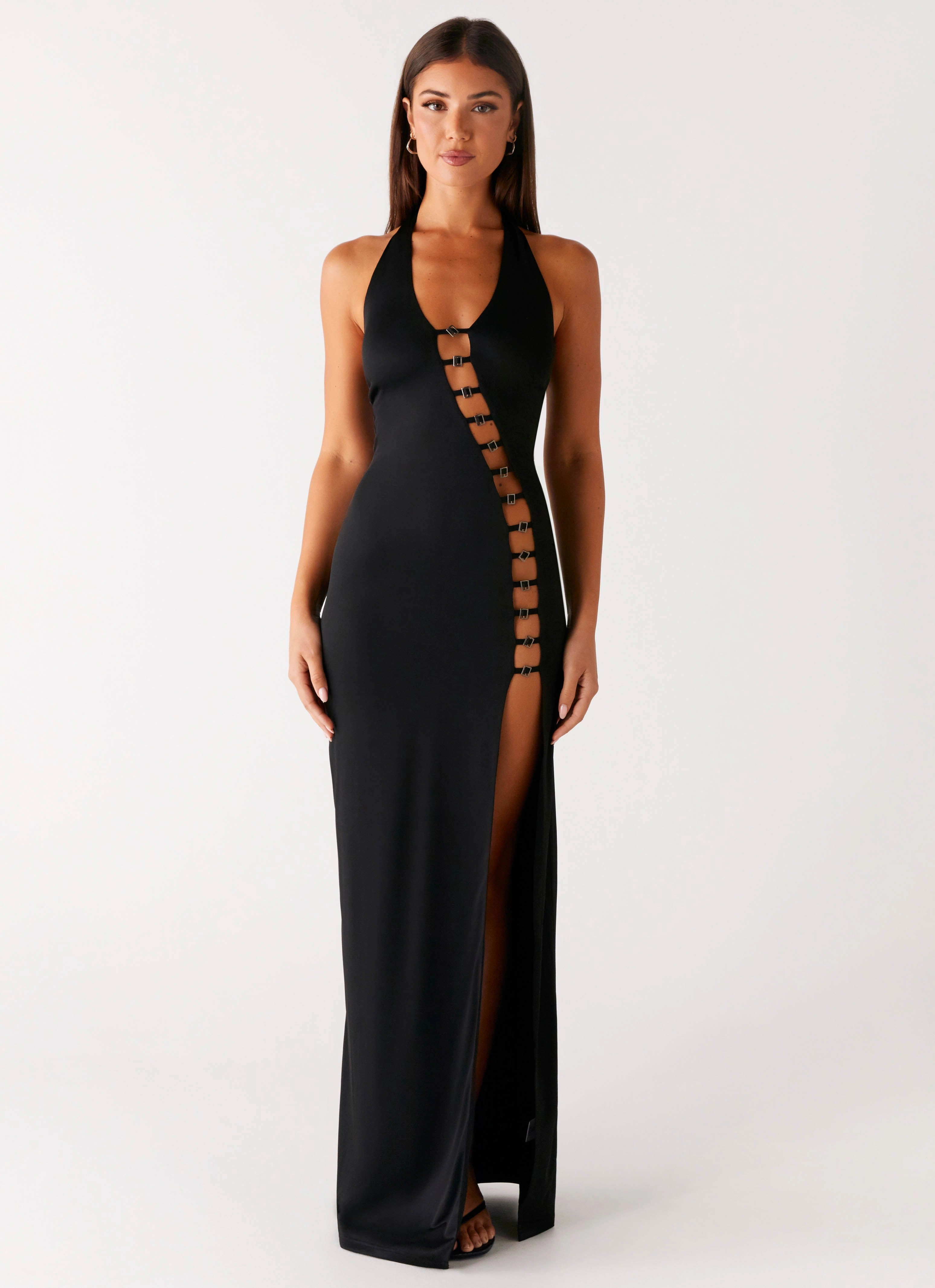 Midnight Dreams Maxi Dress - Black Dinner Outfit All Day Ready