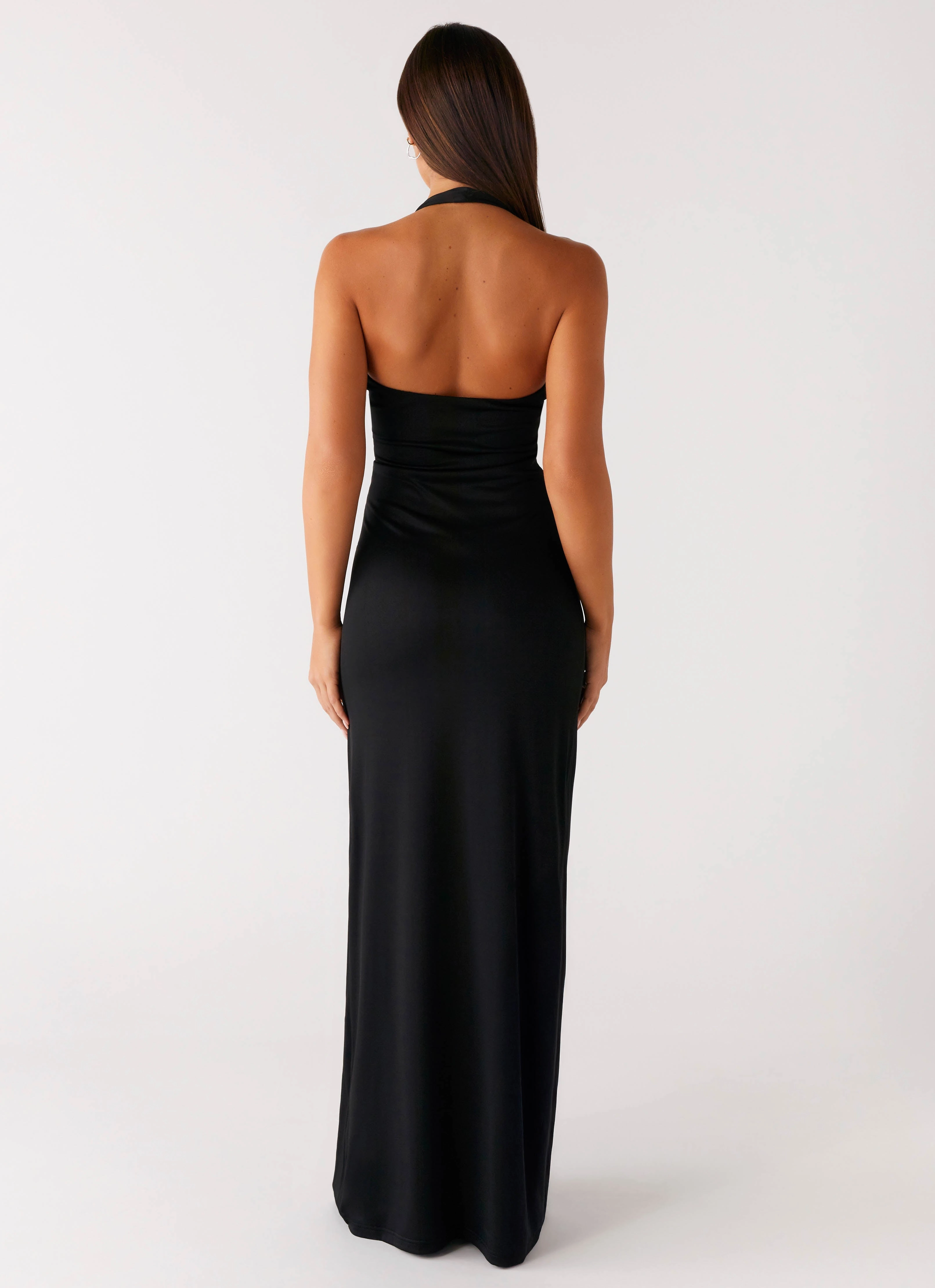 Sleek Feel Midnight Dreams Maxi Dress - Black