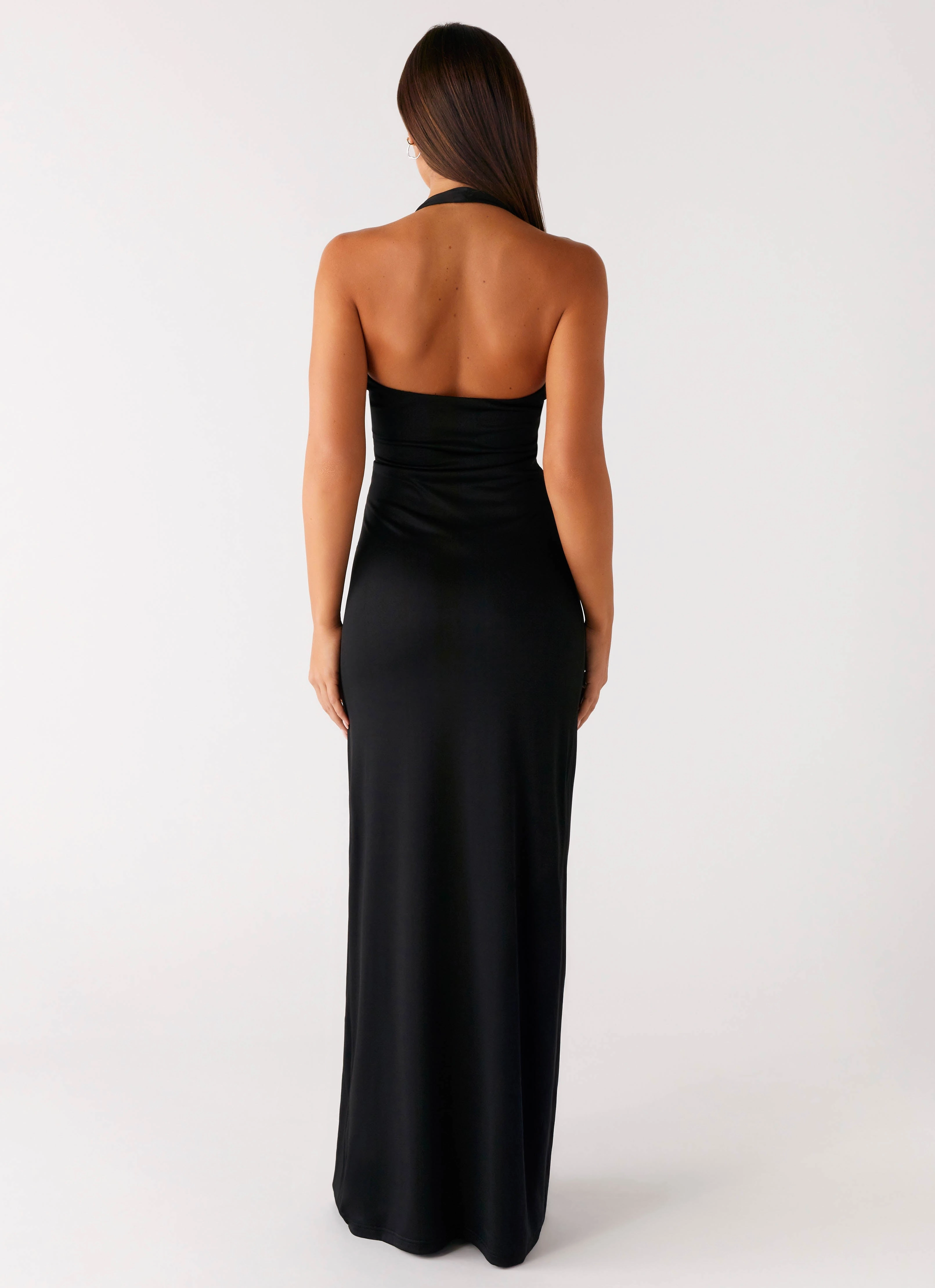 Underwire-Support budget-friendly Midnight Dreams Maxi Dress - Black