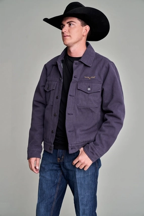 Kimes Ranch Mens Marshall Jacket Pewter 100% Cotton Canvas Jacket NonRestrictive Cut