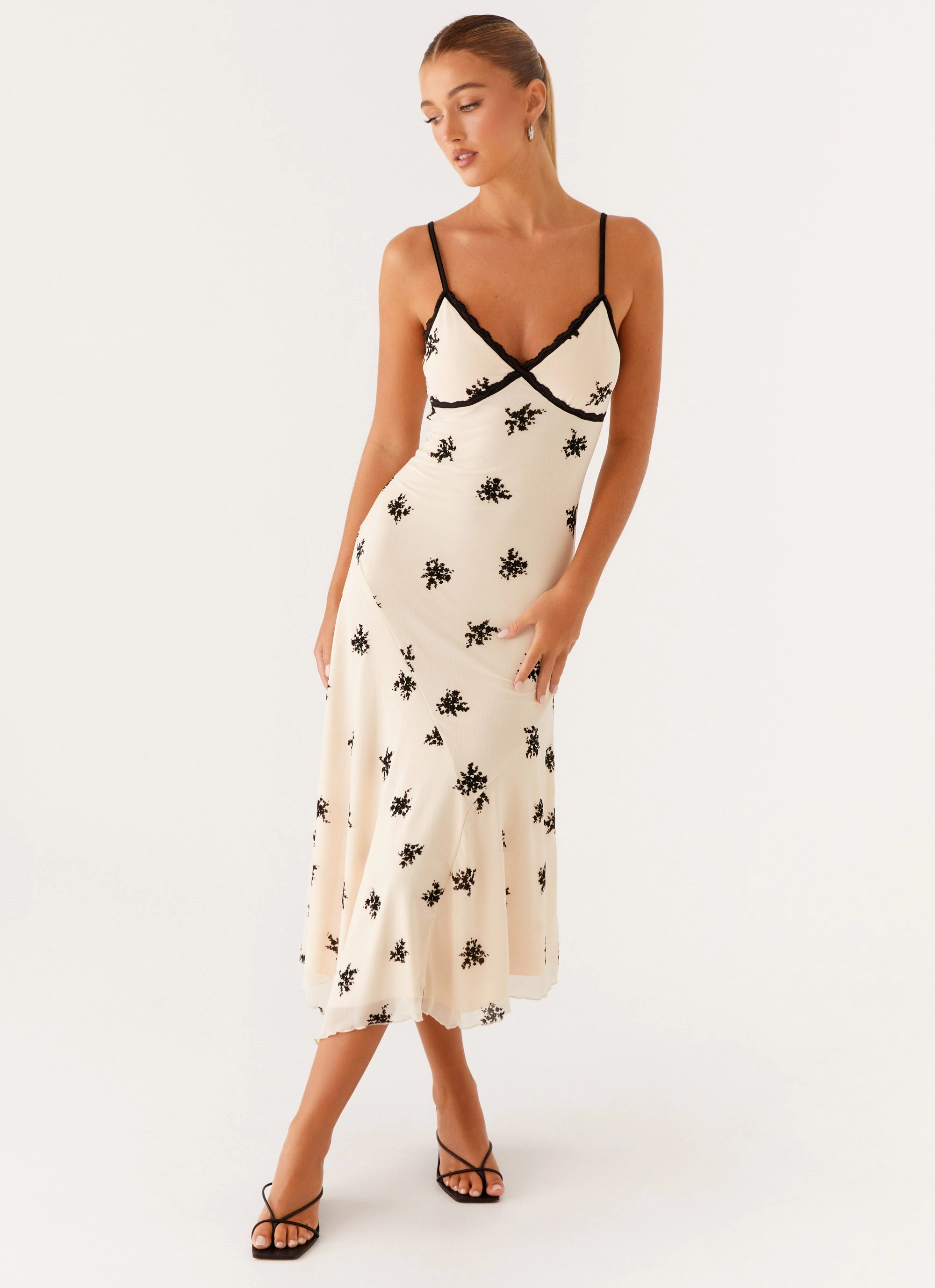 Amelia Midi Dress - Nude Weekend Casual