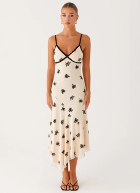 Amelia Midi Dress - Nude Emerging-Brand Cozy Cut