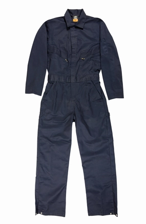 Berne Mens Navy Cotton Blend Deluxe Unlined Coverall Neutral Style