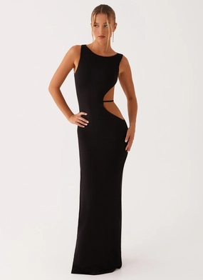 Sutton Maxi Dress - Black Relax Layers