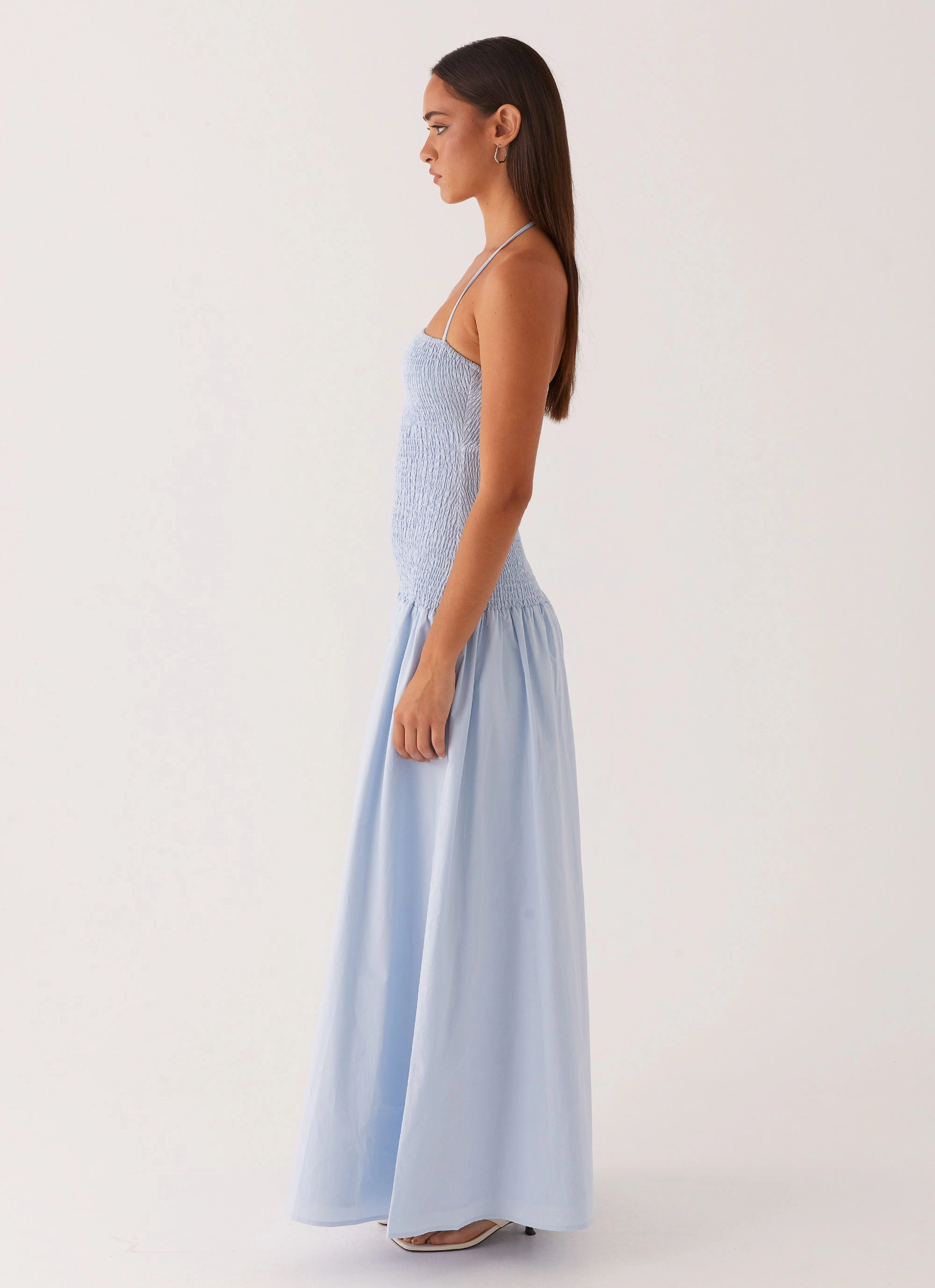 Zahra Maxi Dress - Blue Day Magic