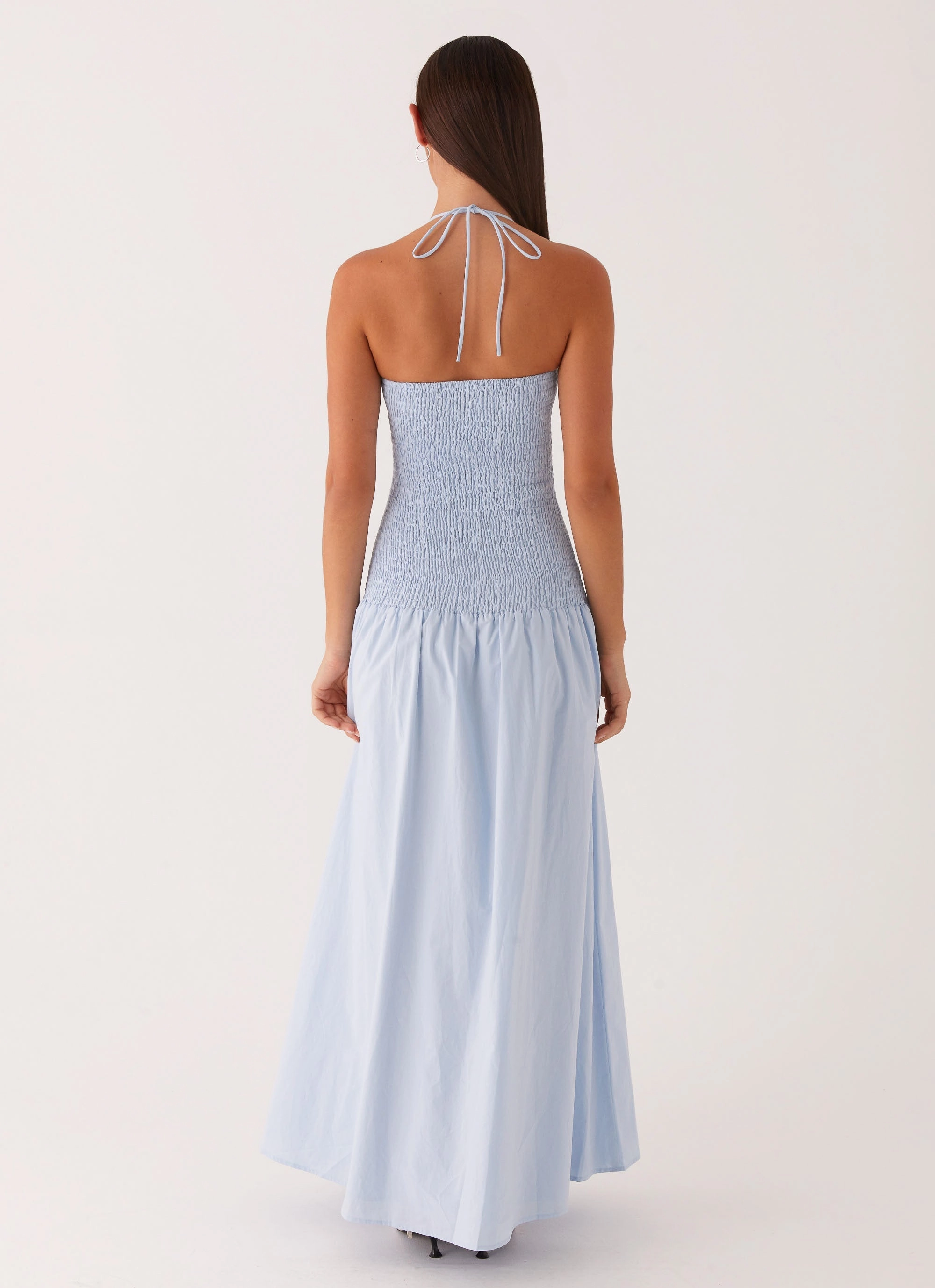 Sleek Presence Family Vibe Zahra Maxi Dress - Blue