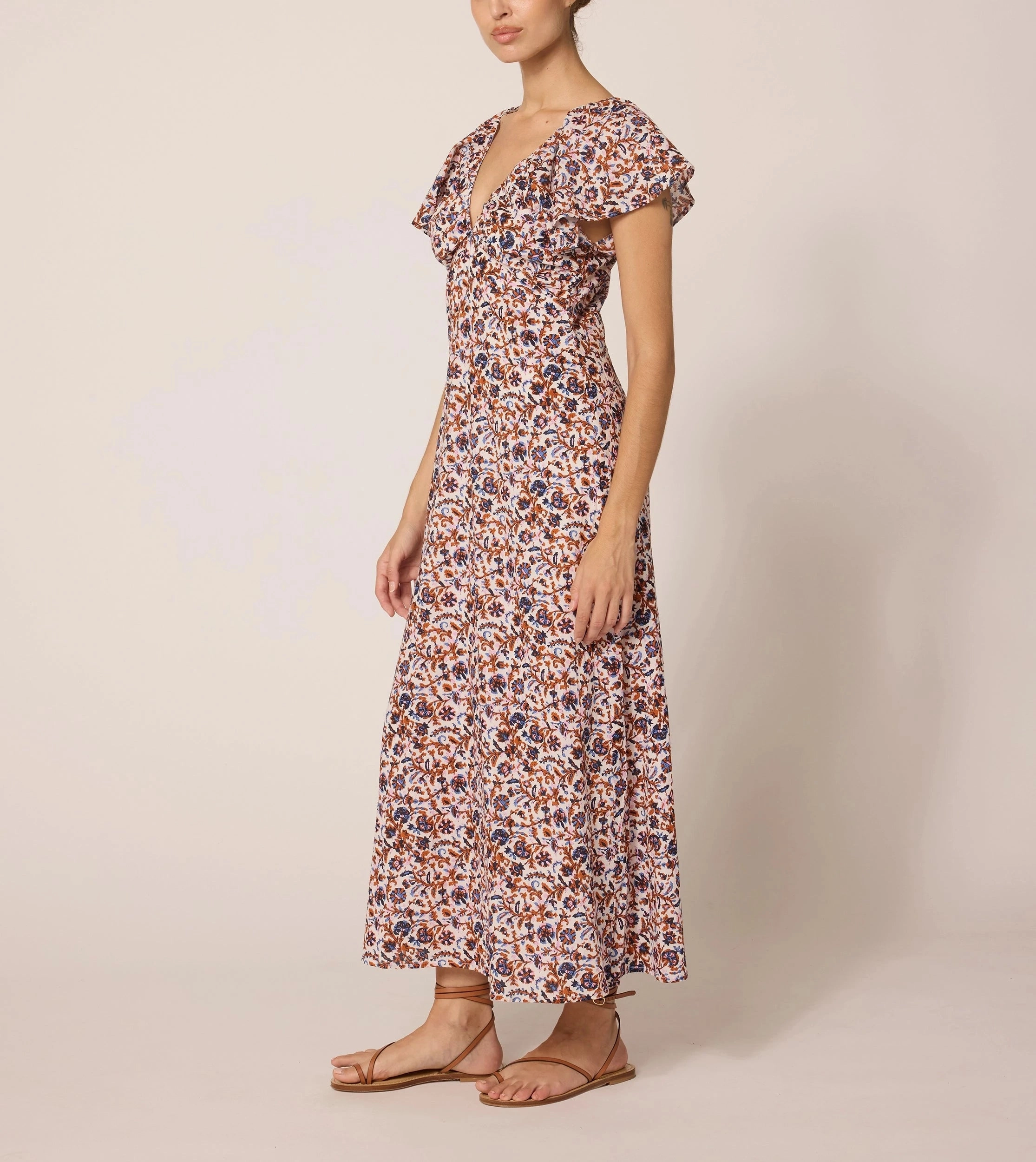 Subtle Lines Cozy Base Briar Ankle Dress | Bellucci