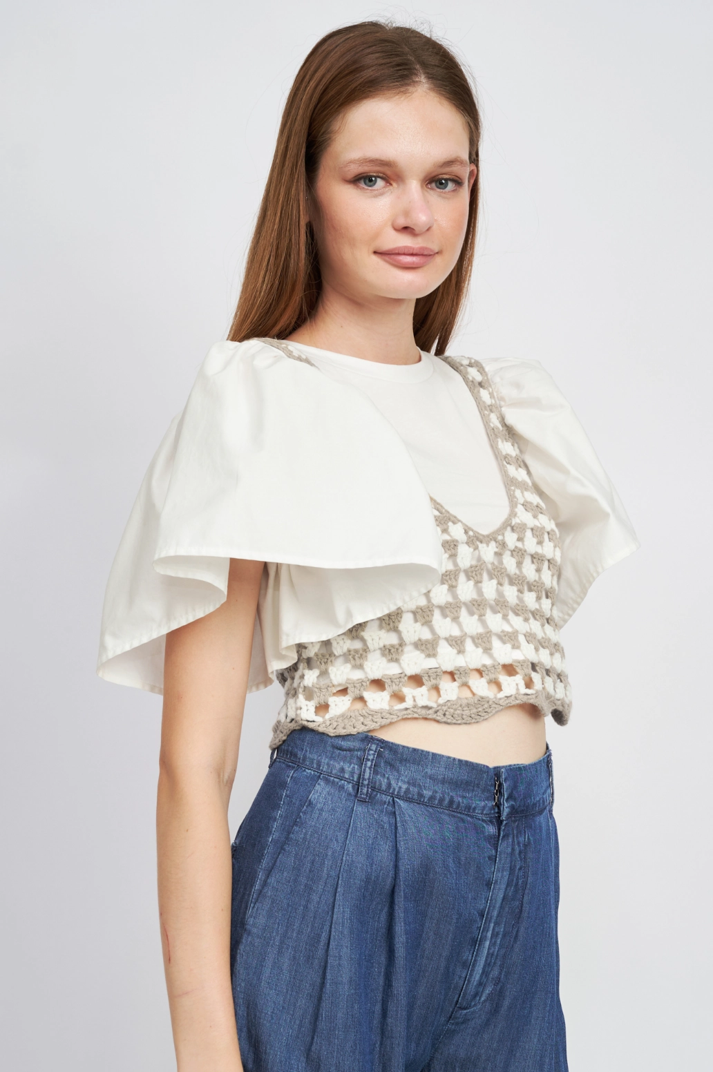 Mirabeau Top HighStretchElastic Sustainable Material Blend