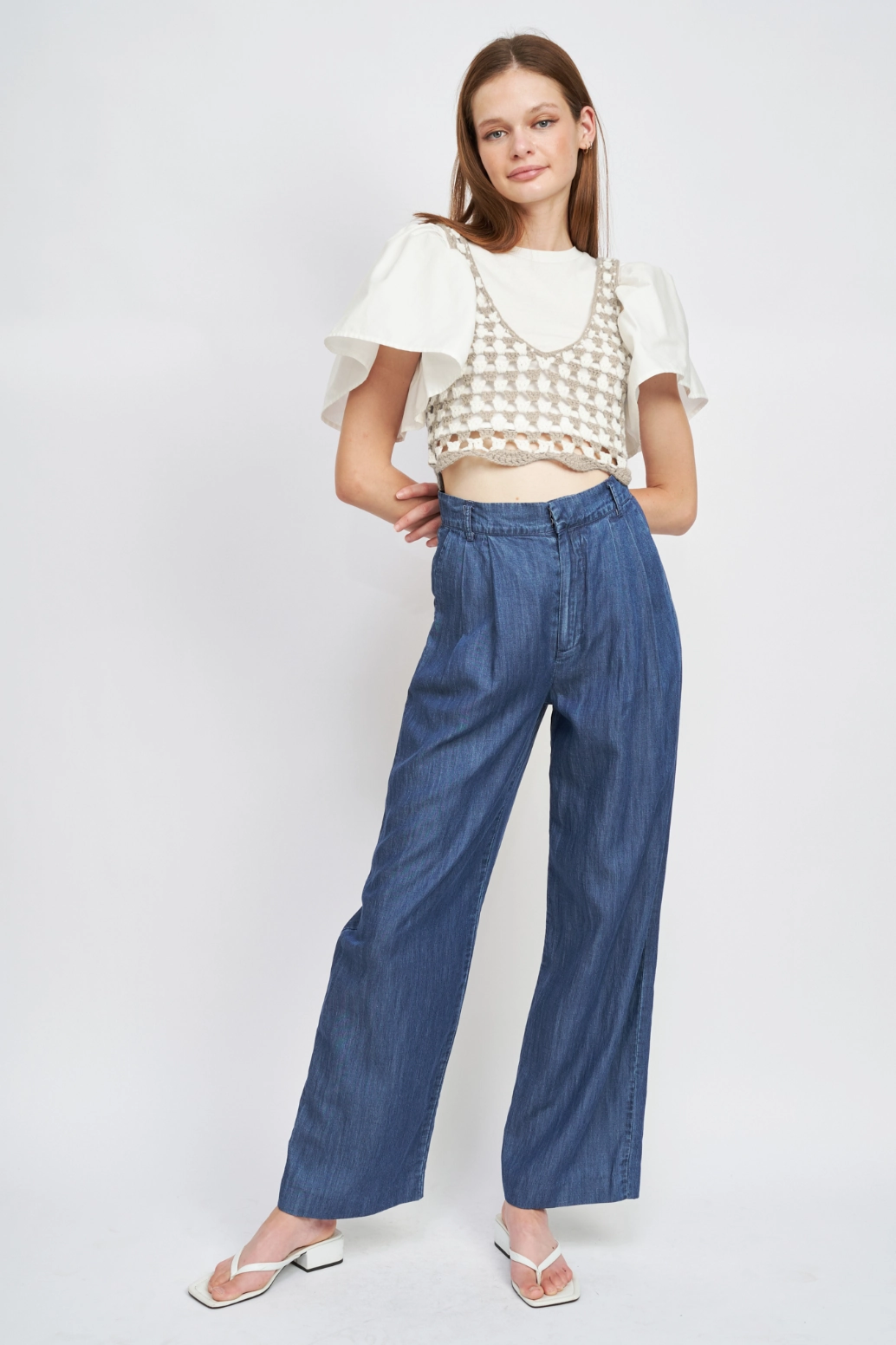 Low Profile Waistband Integration UVProtection Coating Mirabeau Top