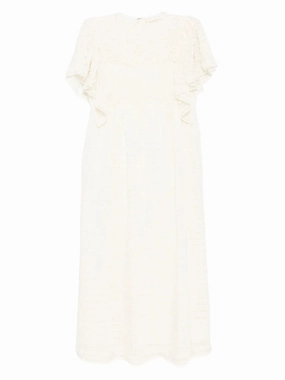Mirabelle Dress in Ivory Form Focus