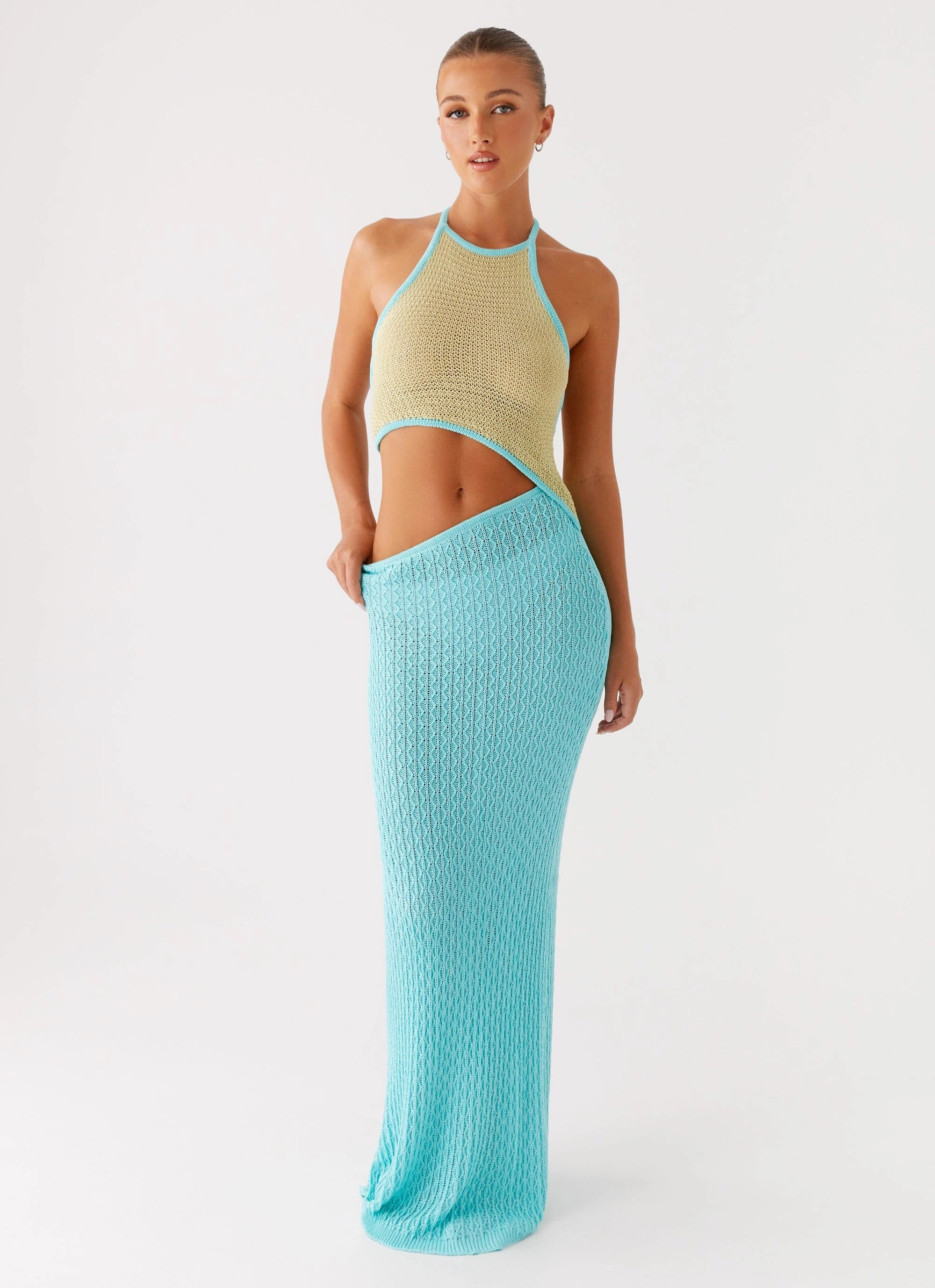 Easy Pairing Alexia Knit Maxi Dress - Multi