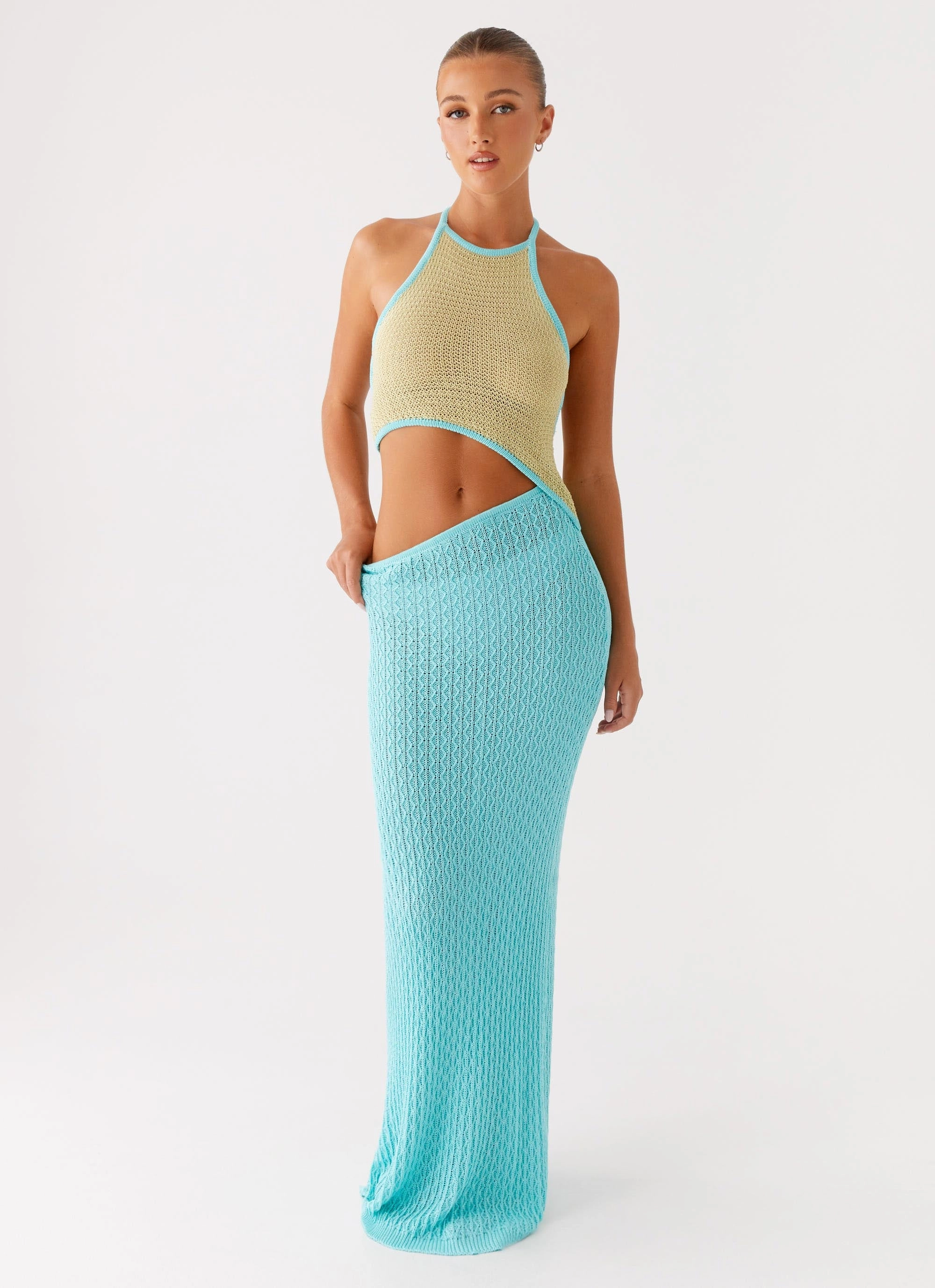 Subtle Glow Alexia Knit Maxi Dress - Multi