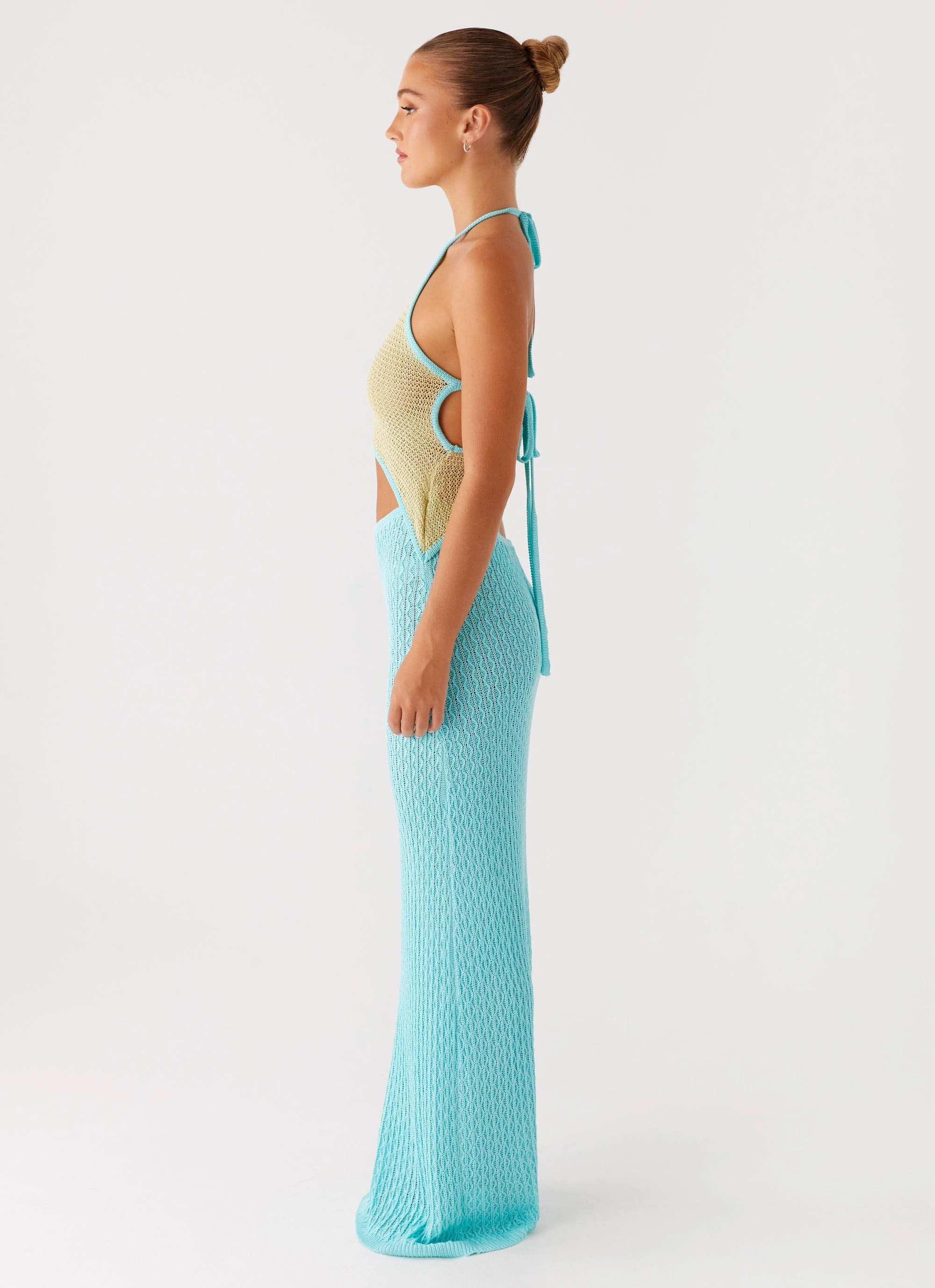 Alexia Knit Maxi Dress - Multi garden wedding