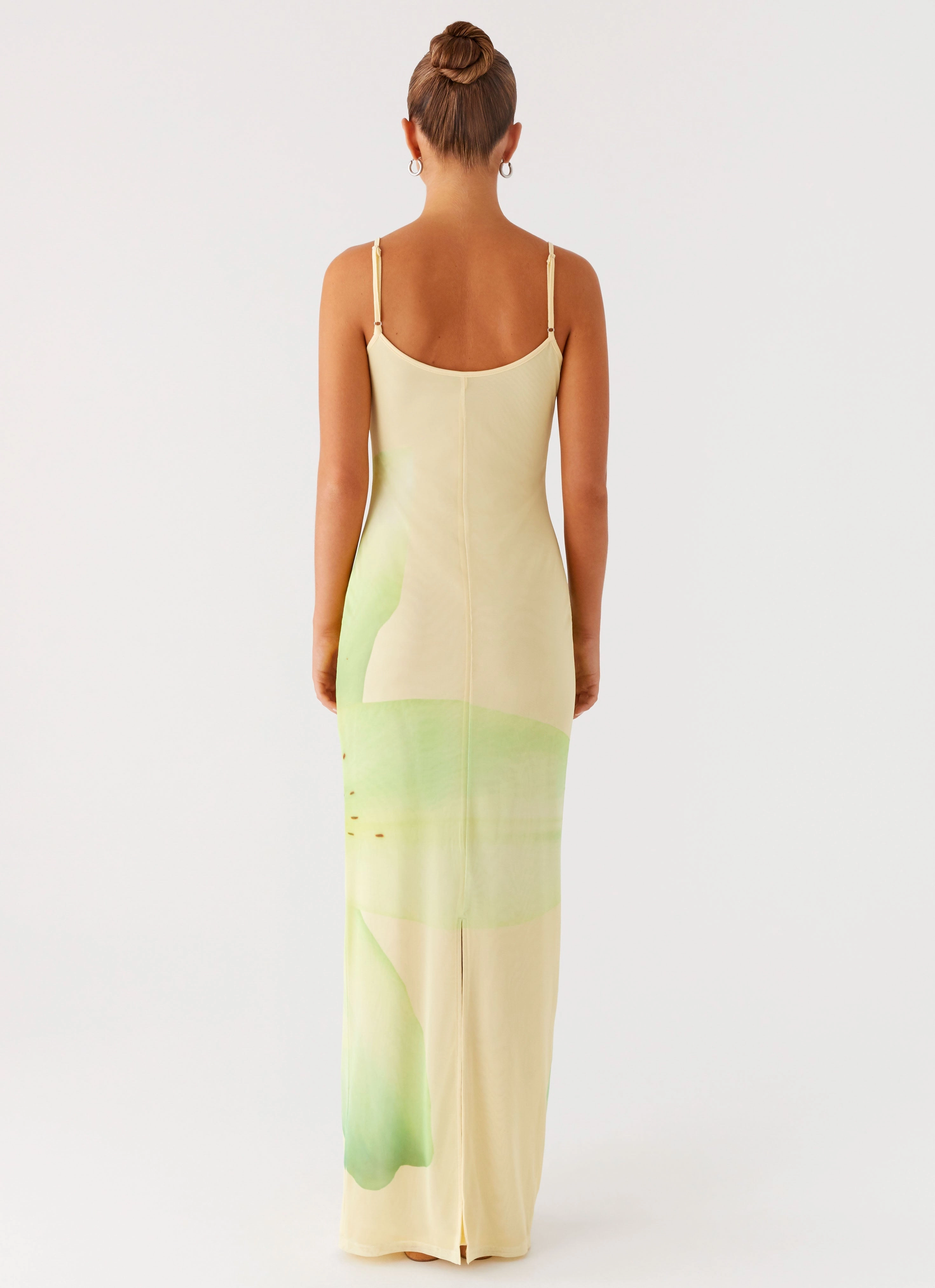 Bad News Mesh Maxi Dress - Yellow Lily Easy Layering Piece