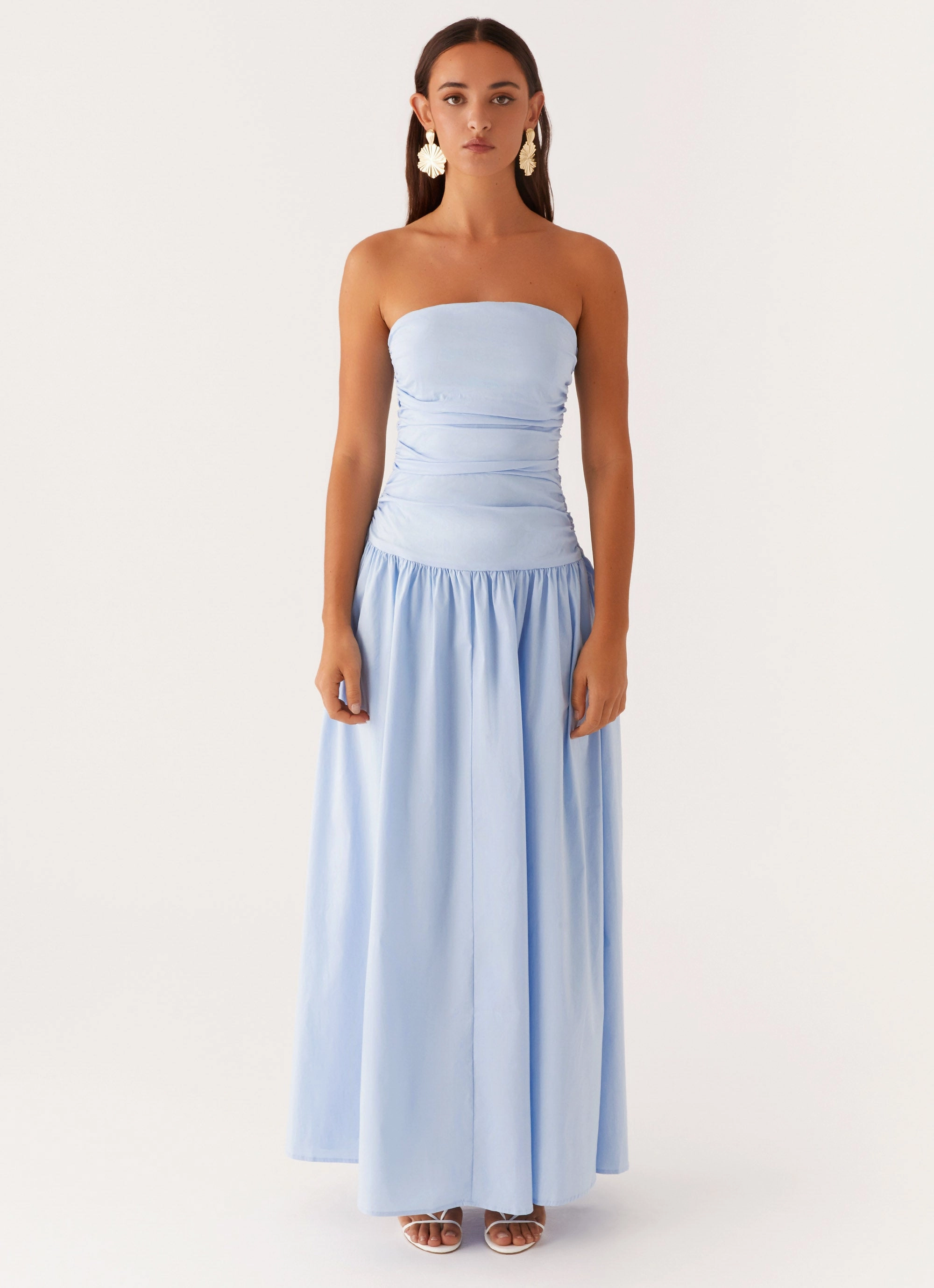 Travel Light Carmel Maxi Dress - Blue