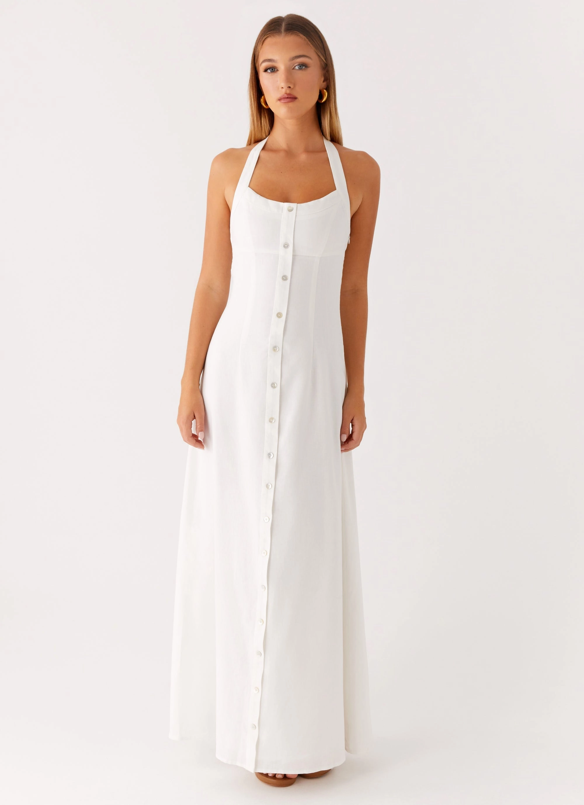 Subtle Glam Jovanni Maxi Dress - White