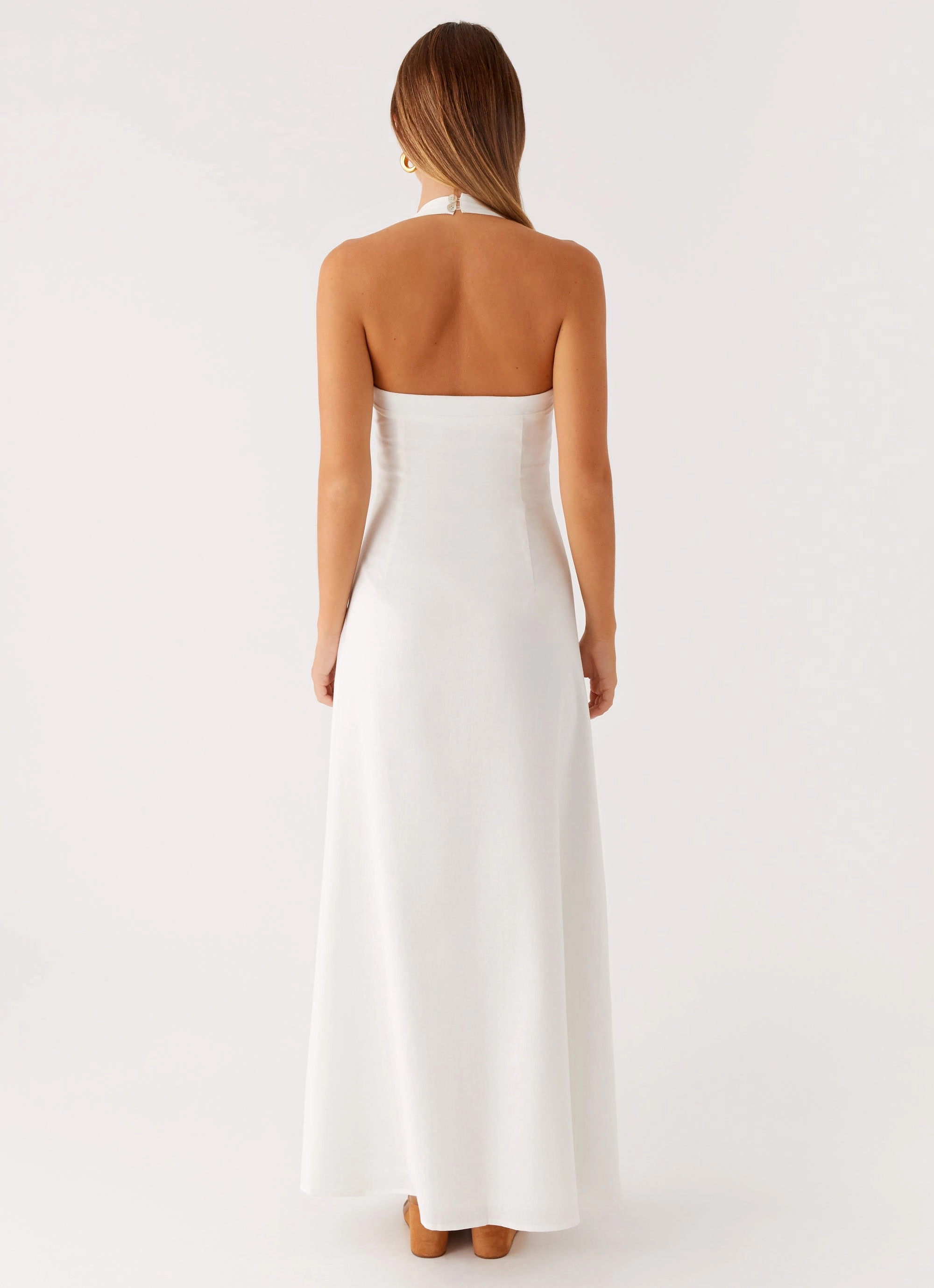 Jovanni Maxi Dress - White Weekend Chic