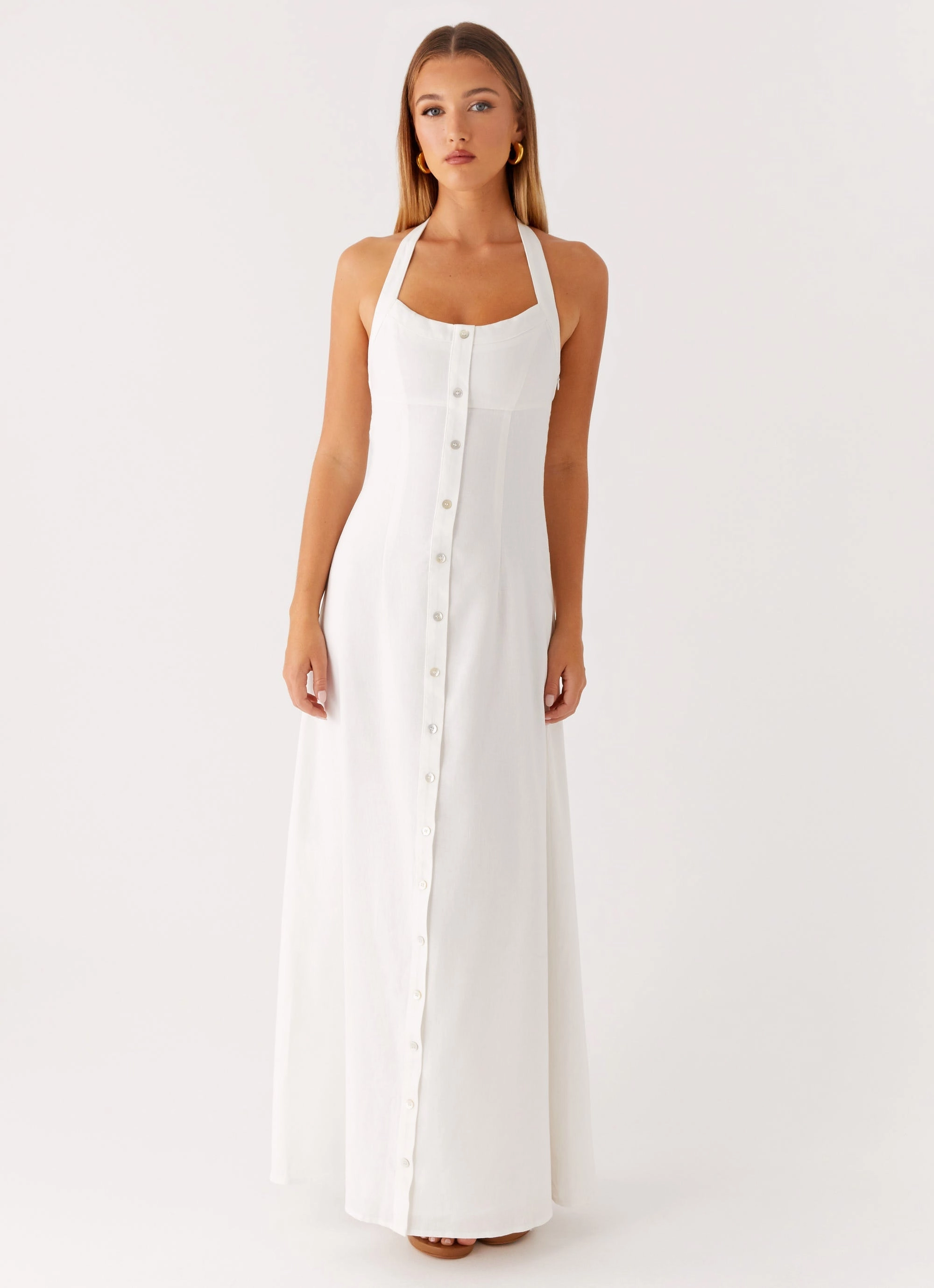 Chic Layer Jovanni Maxi Dress - White