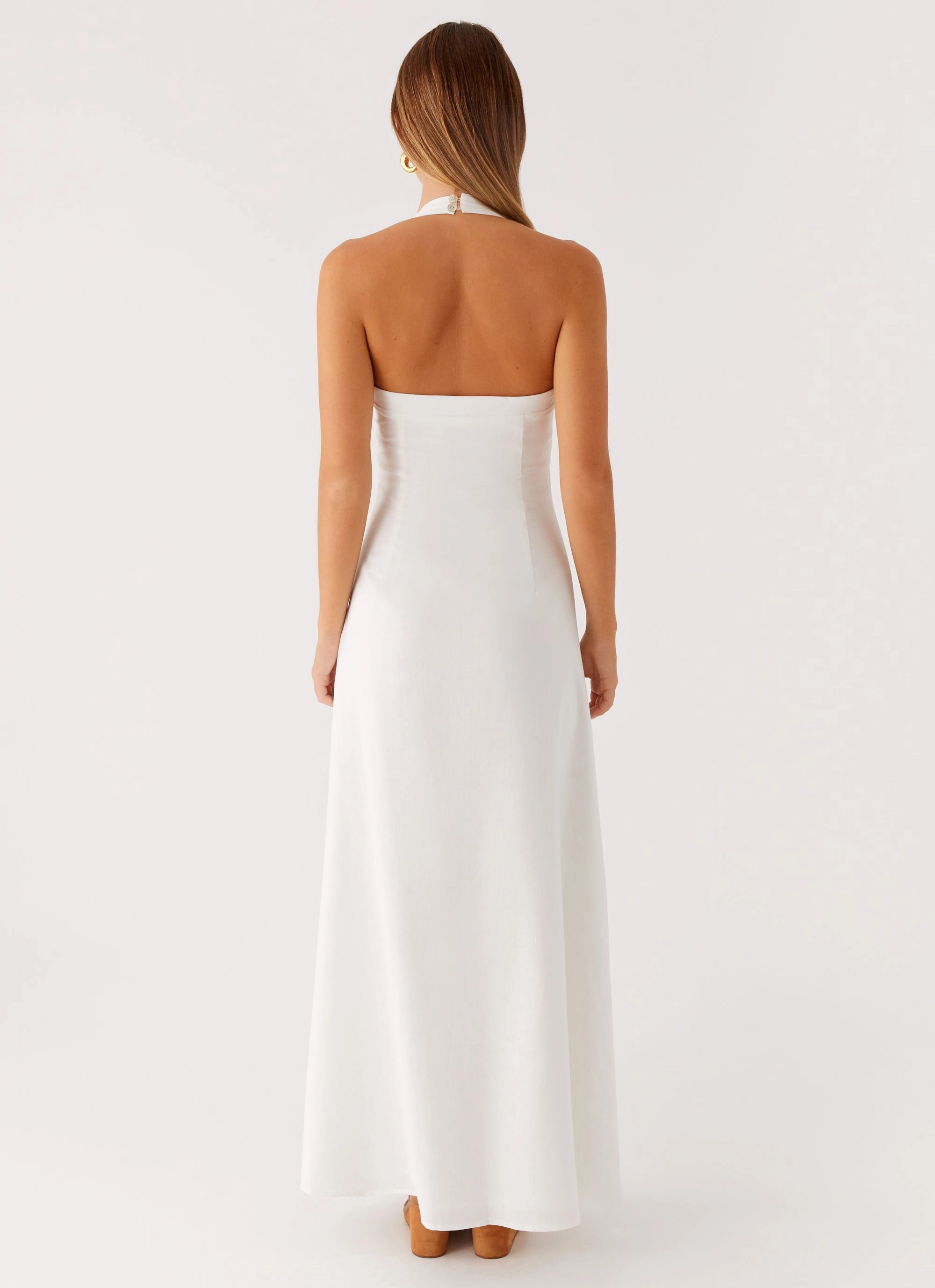 Pretty Glow Style Vibes Jovanni Maxi Dress - White