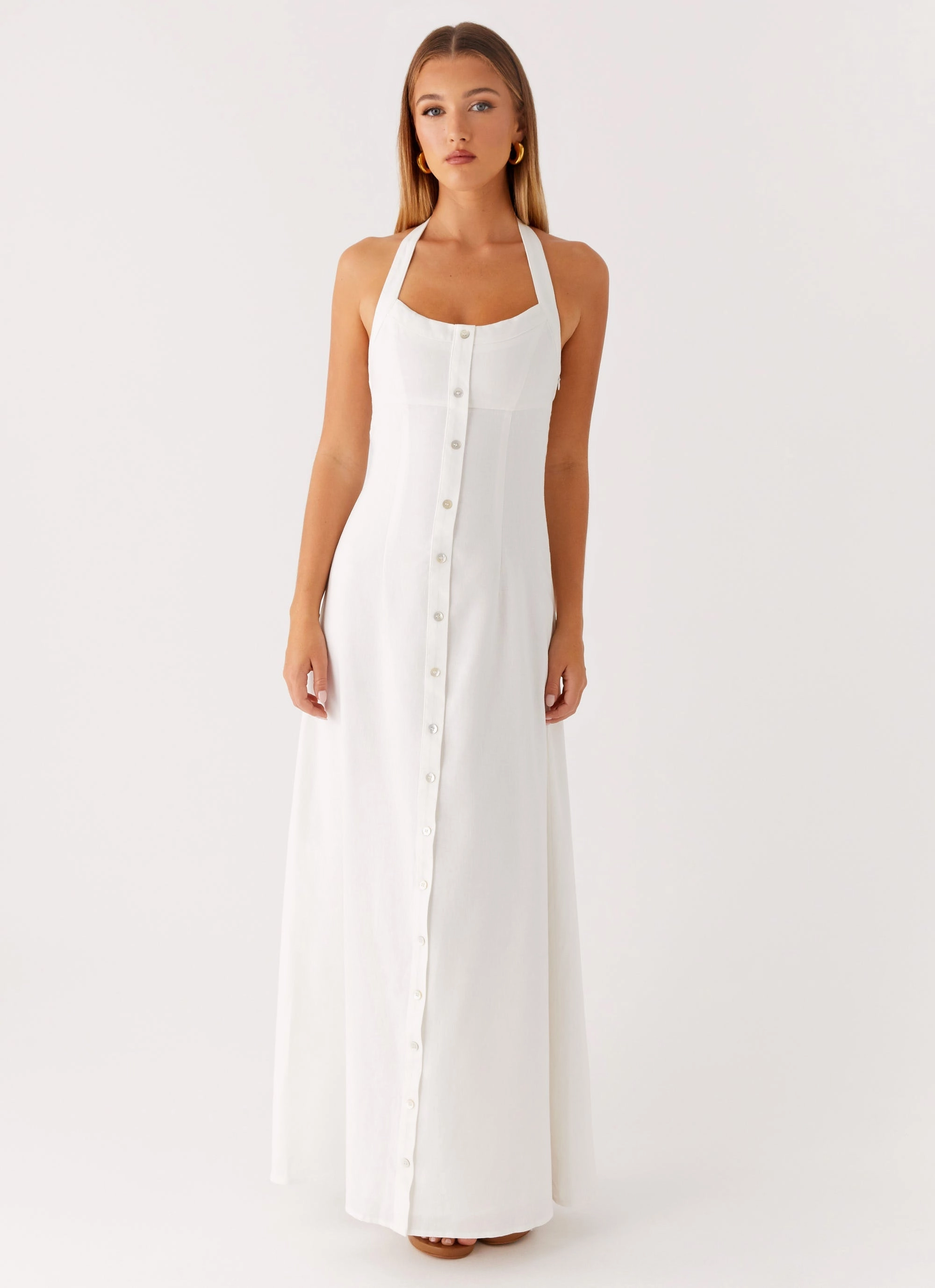 Jovanni Maxi Dress - White Seasonal Style