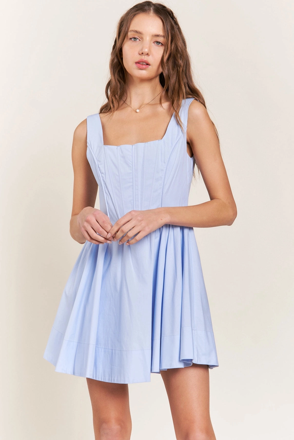 Flowy summer gown Pretty Glow Finley Mini Dress