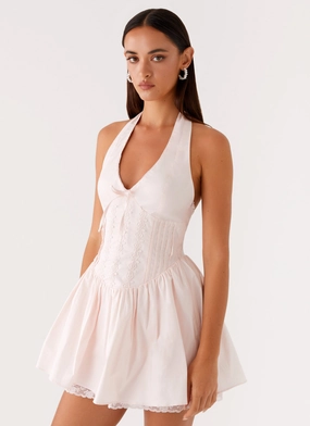 Moira Mini Dress - Pink Shade Soft