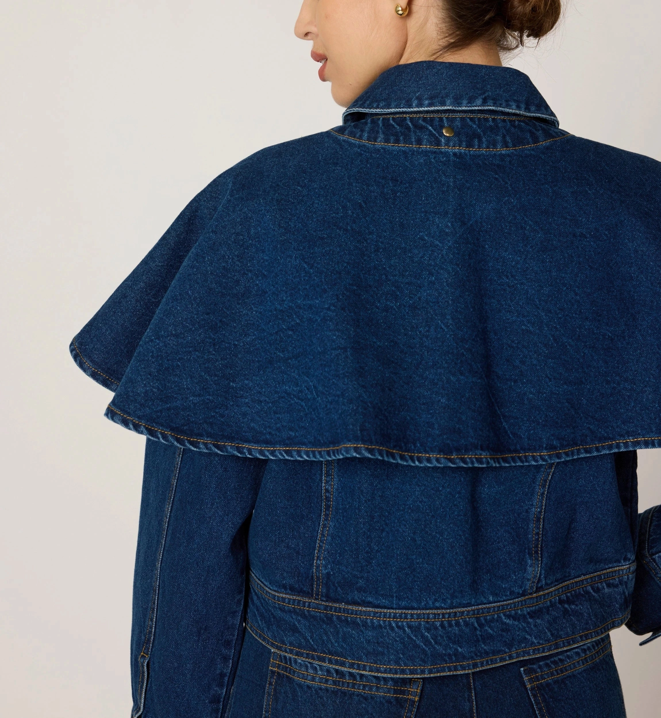 Clarke Jacket | Dark Denim TwoToneEffect