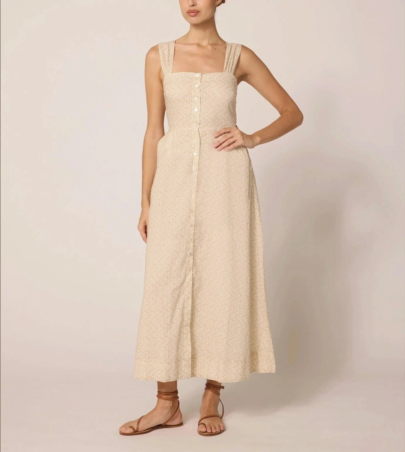 HighNeckline Amada Ankle Dress | Rialto