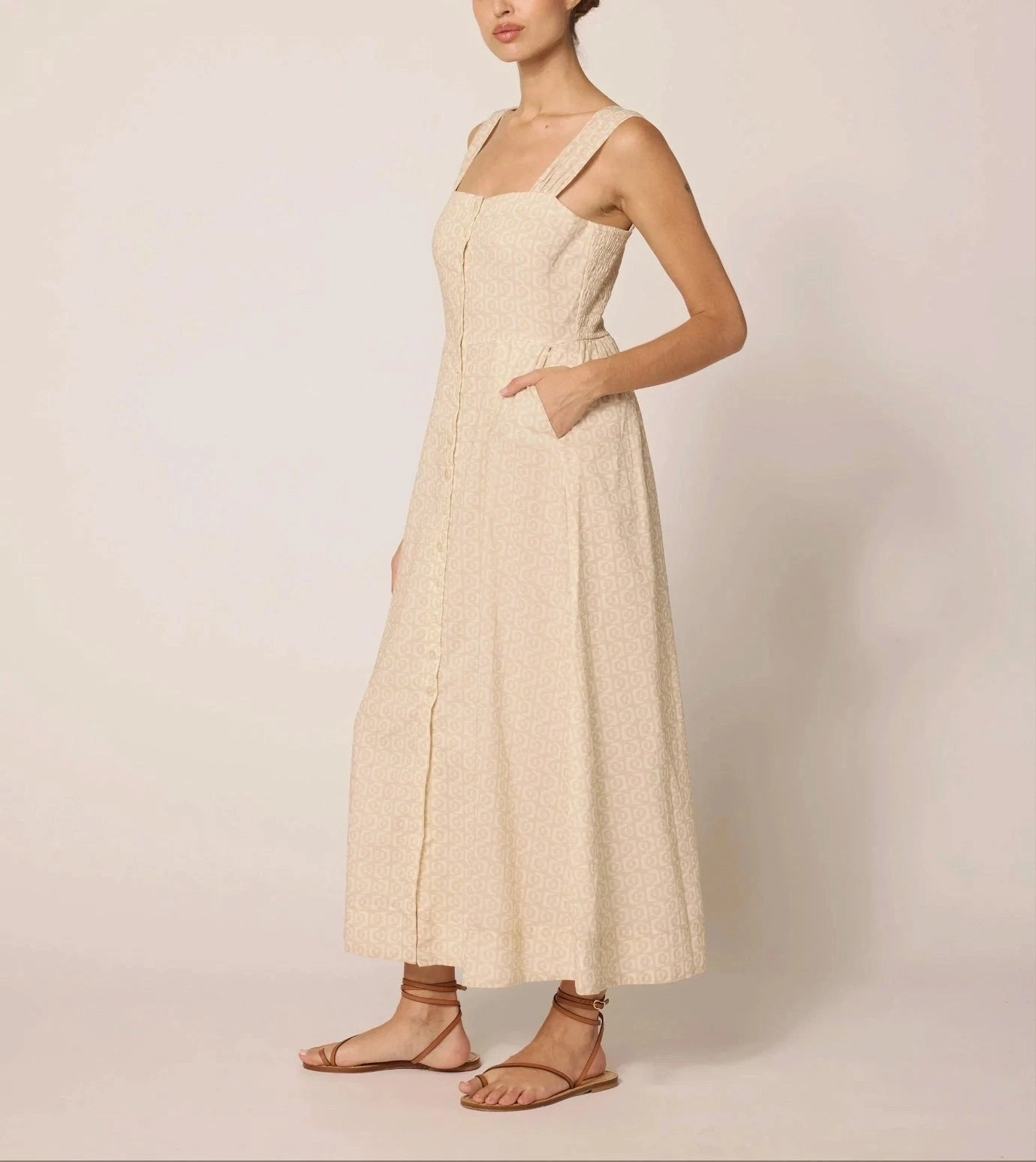 Amada Ankle Dress | Rialto Bamboo Fiber Fabric