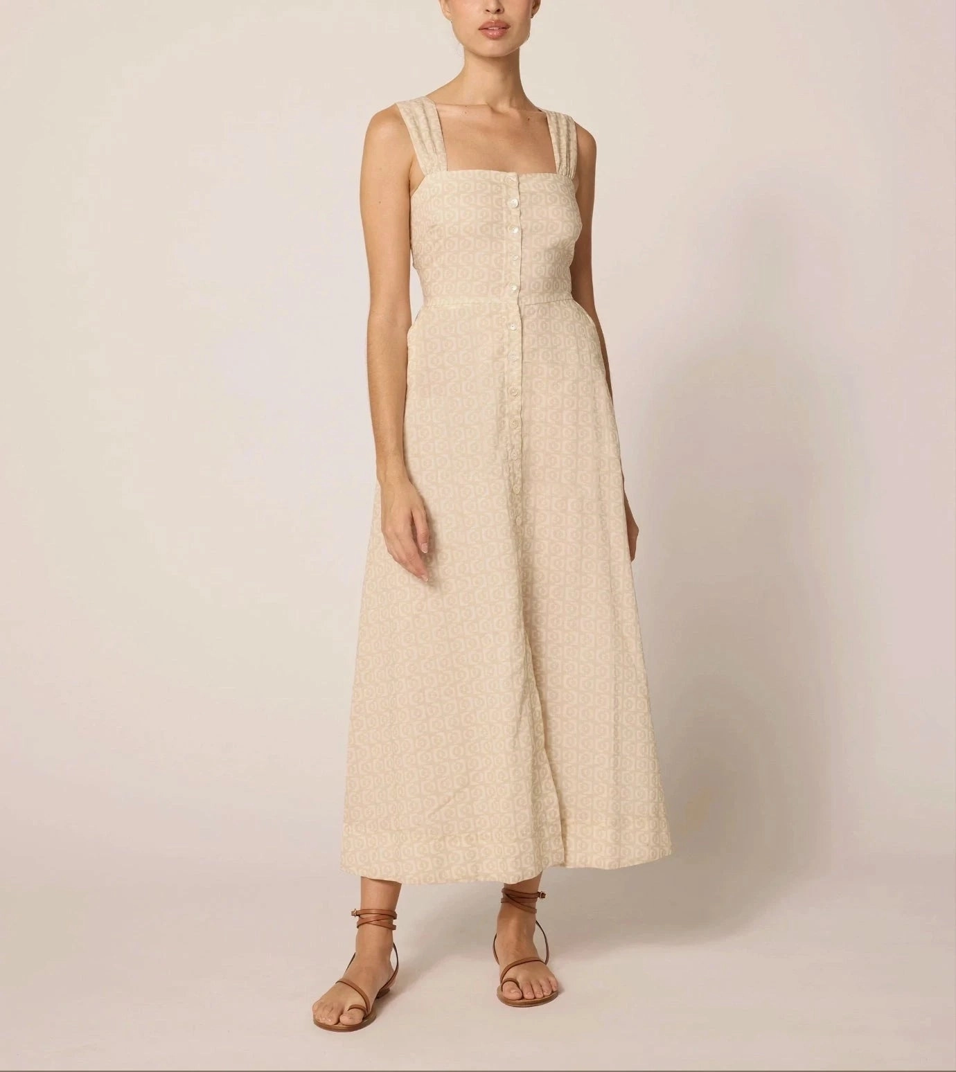 Timeless Edge Elegant Detail Amada Ankle Dress | Rialto