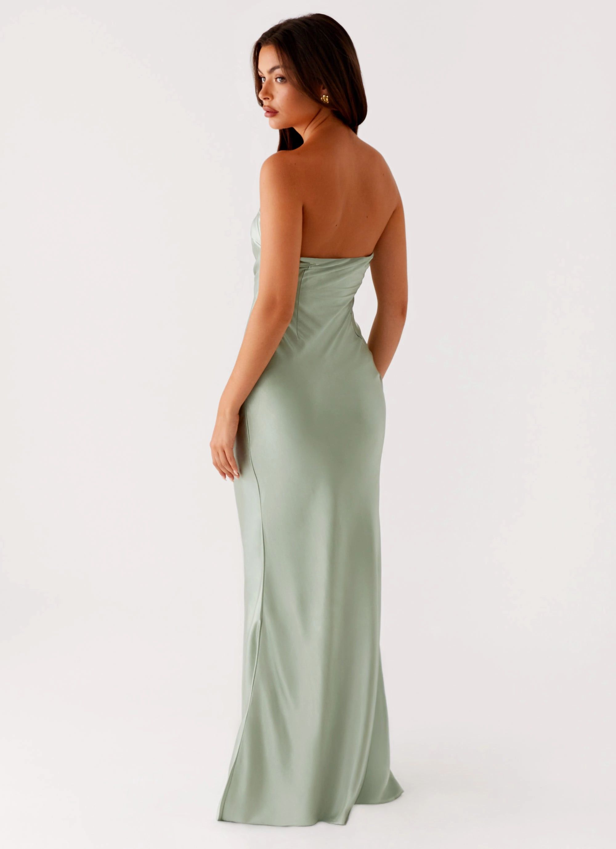 Monte Carlo Maxi Dress - Sage Feminine fit-and-flare silhouette