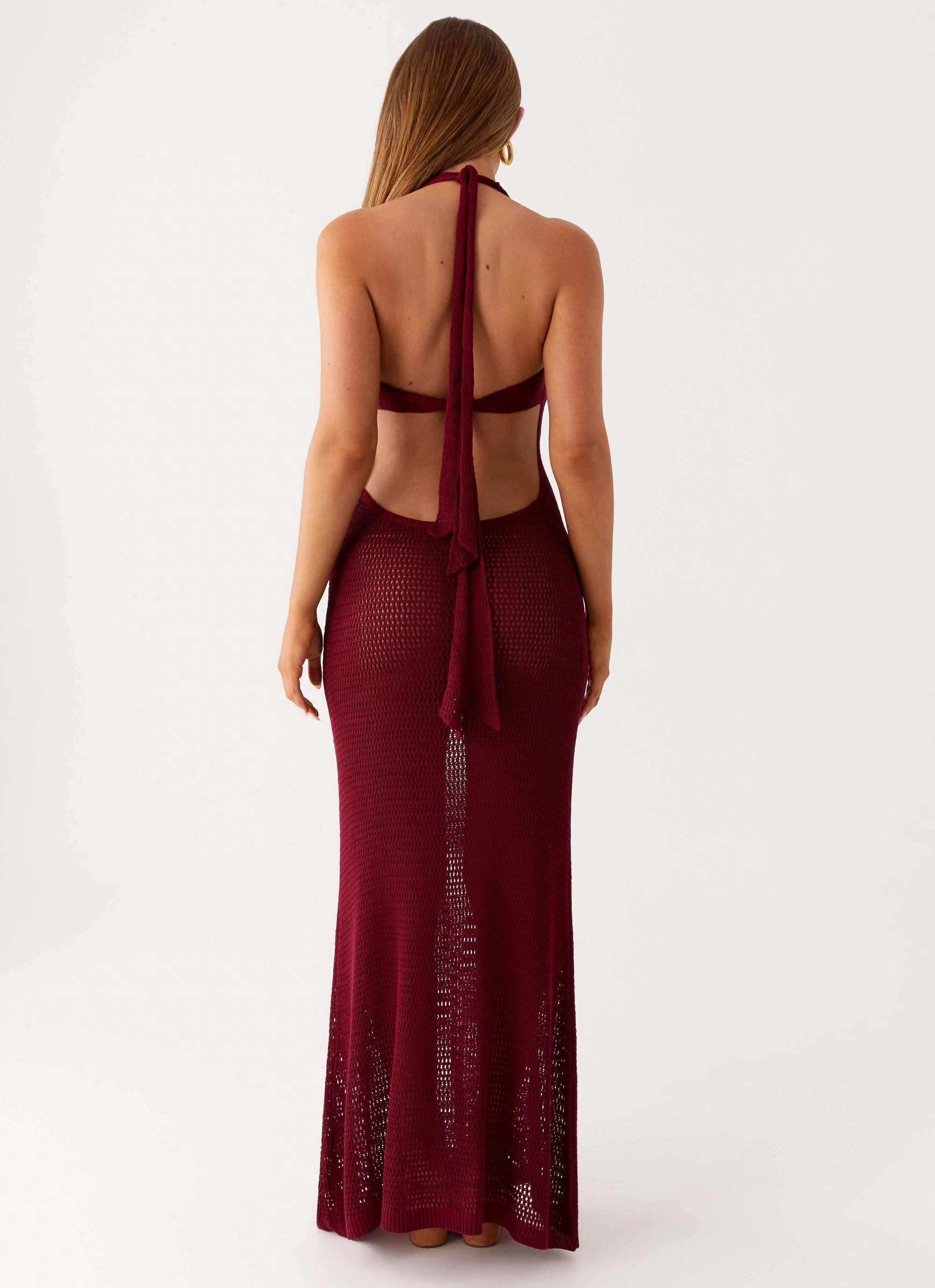 Autumn-Season SoftTouchTexture Moon Tide Maxi Dress - Violetta
