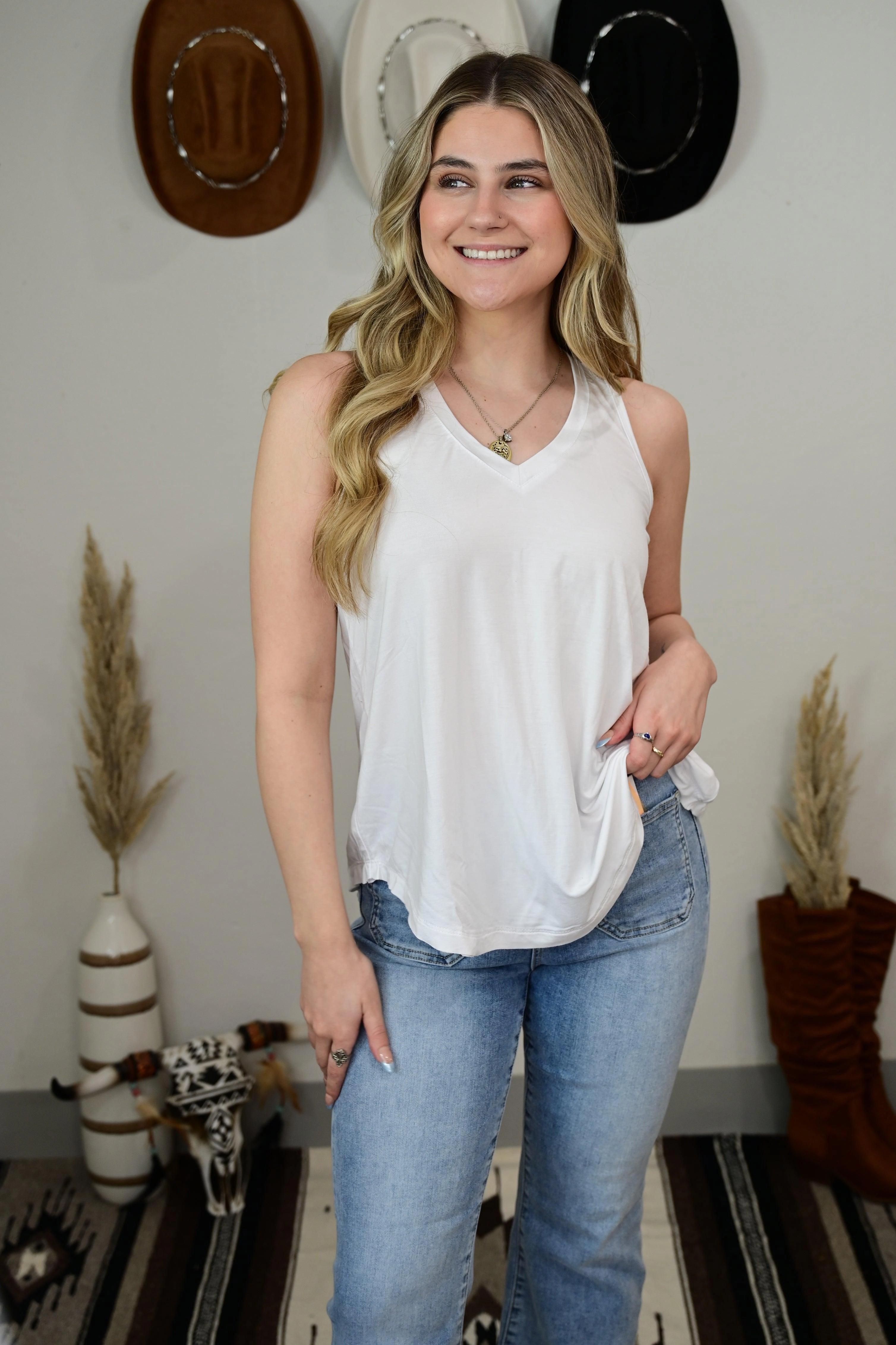 Ethically Sourced Yarn Moonlight Mirage Tank