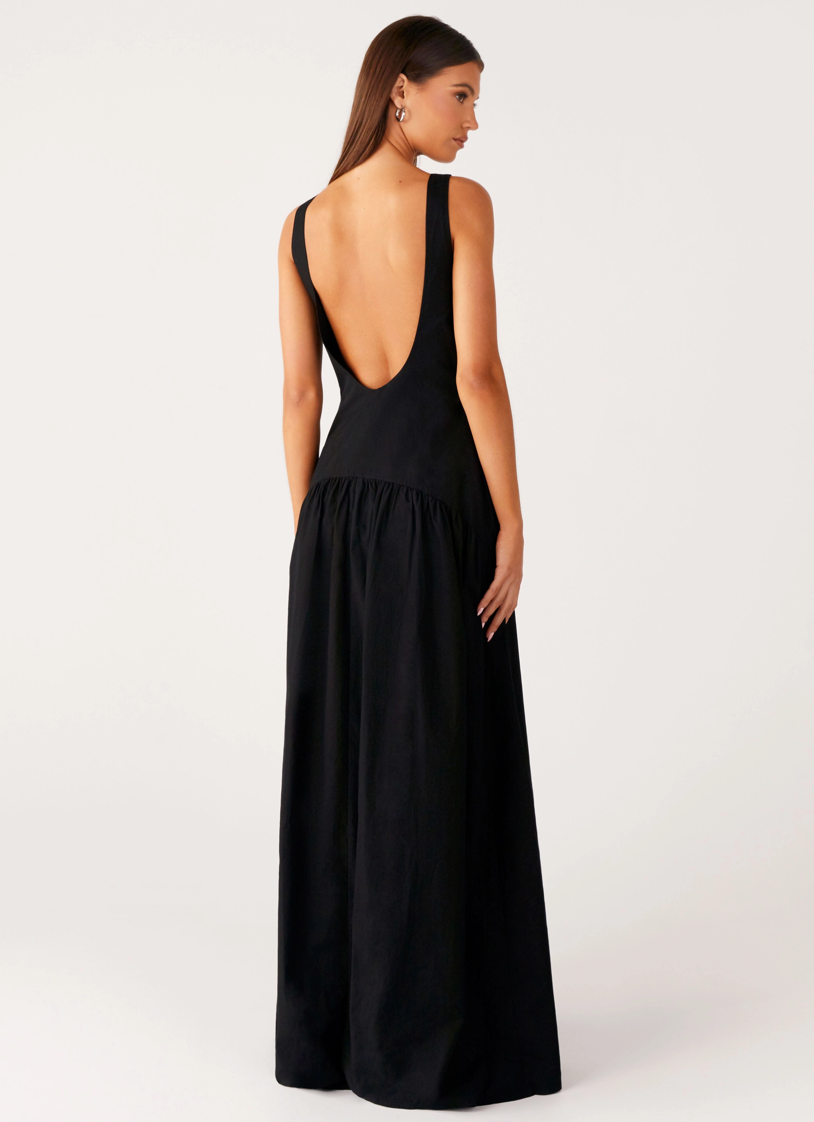 Lightweight Morena Maxi Dress - Black