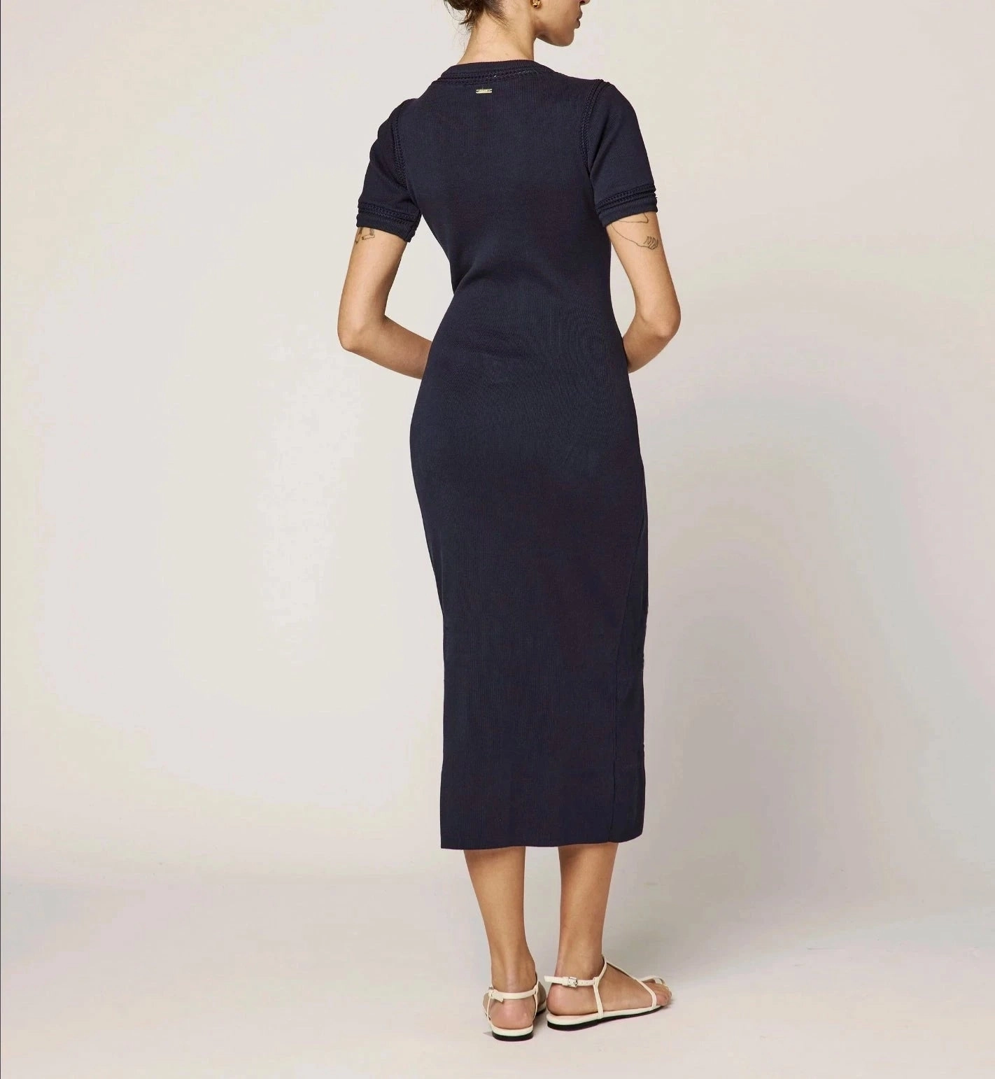 Morisette Midi Dress | Midnight Blue Stylish Silhouette