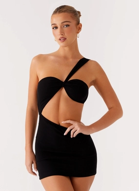 Art Soul Office Friendly Morocco Mini Dress - Black