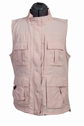Bonded seams Modular Attachments Scully Womens Rose Nylon Petite Pocket Vest