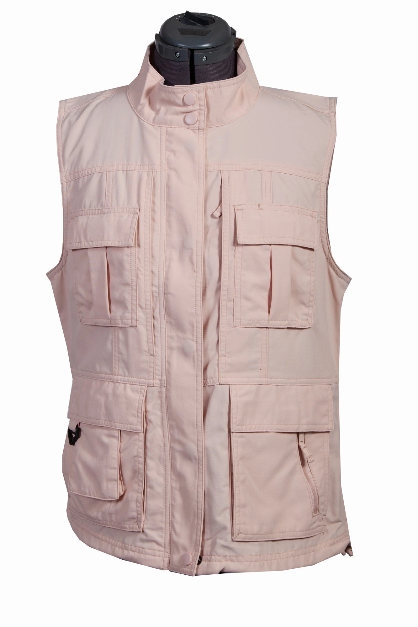 Scully Womens Rose Nylon Petite Pocket Vest Heat Retention Lining Reinforced Shoulder Padding