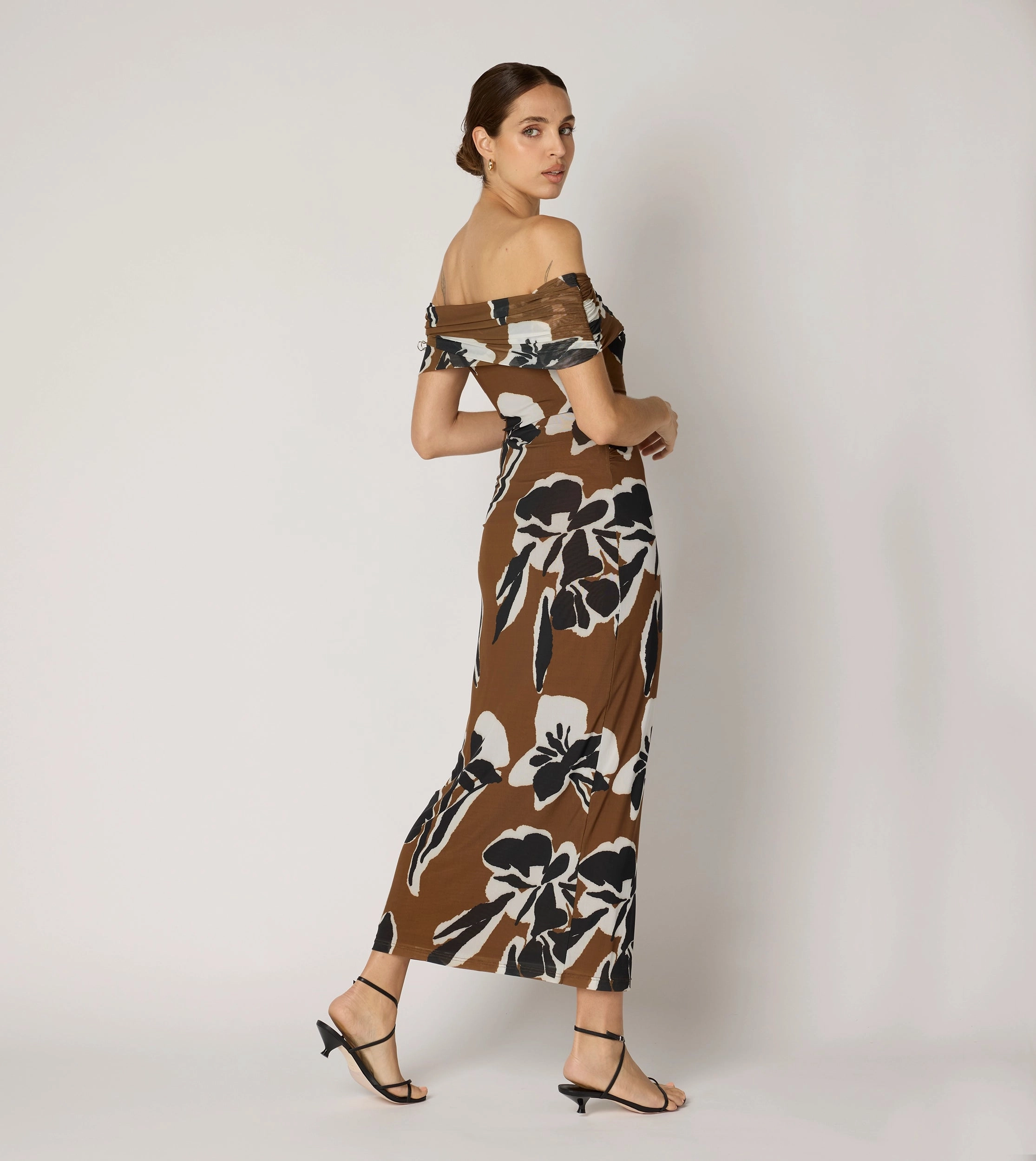 Stretch Fabric Casual and Stylish Cordelia Ankle Dress | Smoked Clover