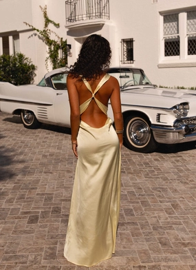 Smooth Wear Musa Maxi Dress - Lemon