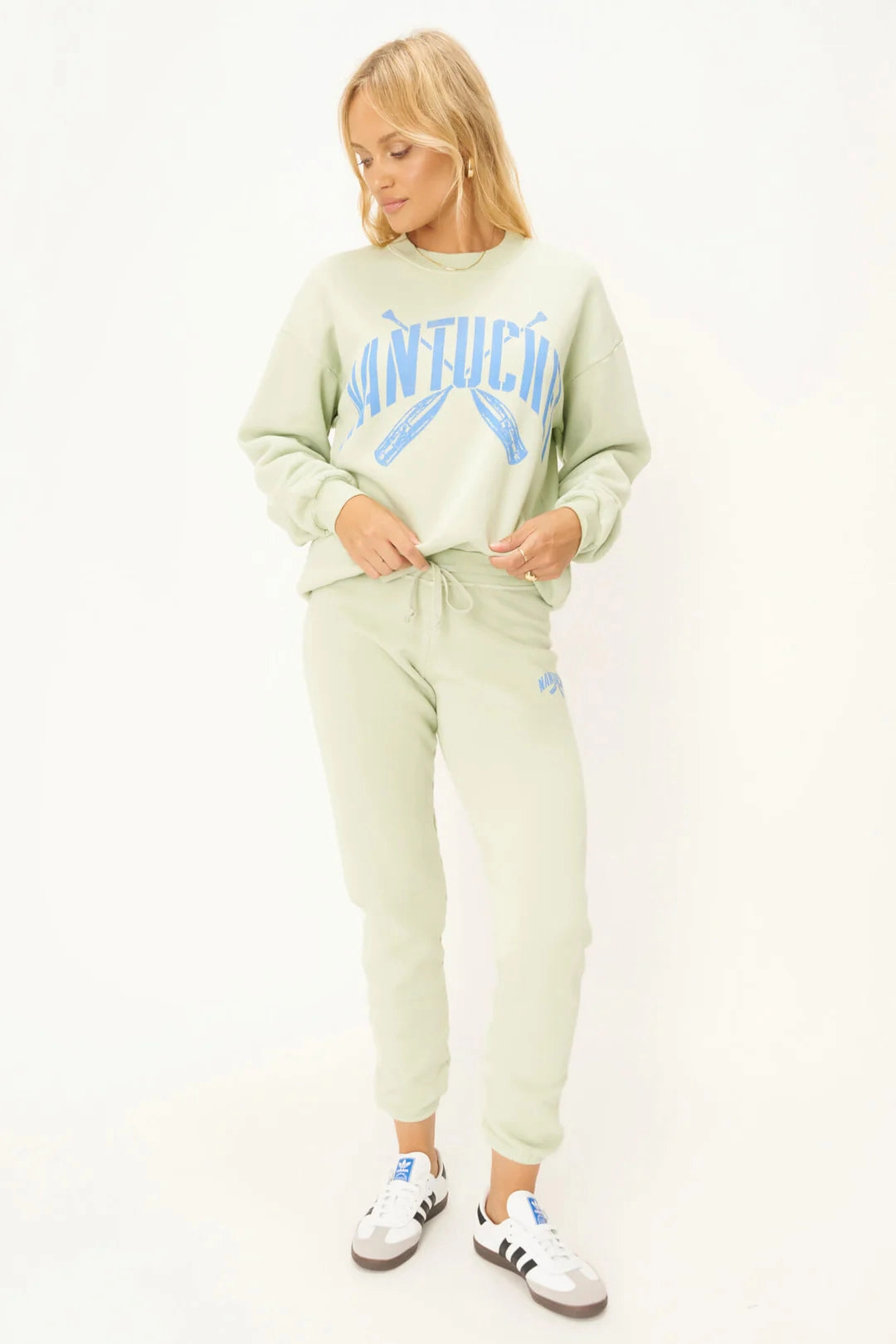 Nantucket Sweatshirt Stretch Blouse