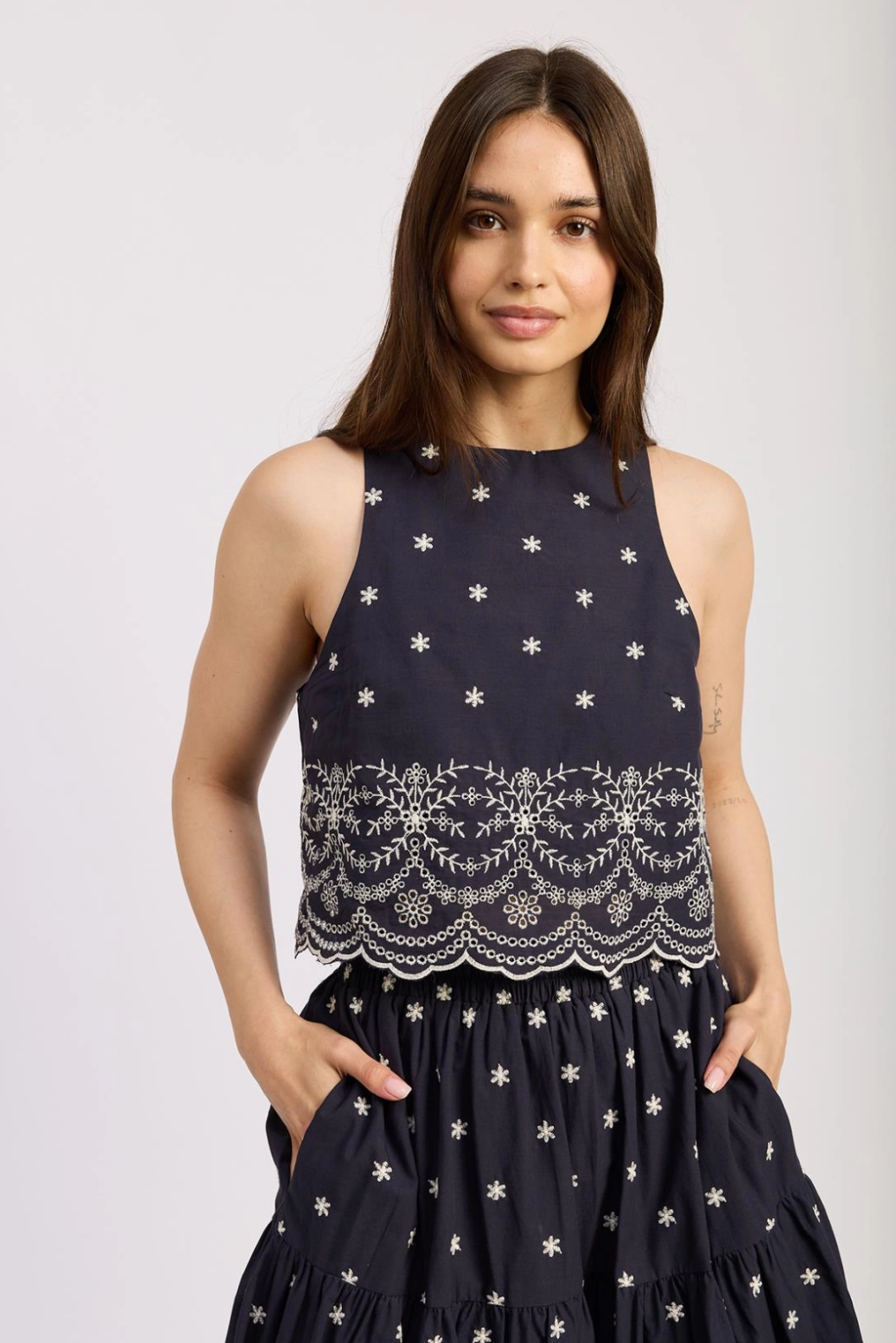 Stretch waistband Fade Resistant Dye Nara Top