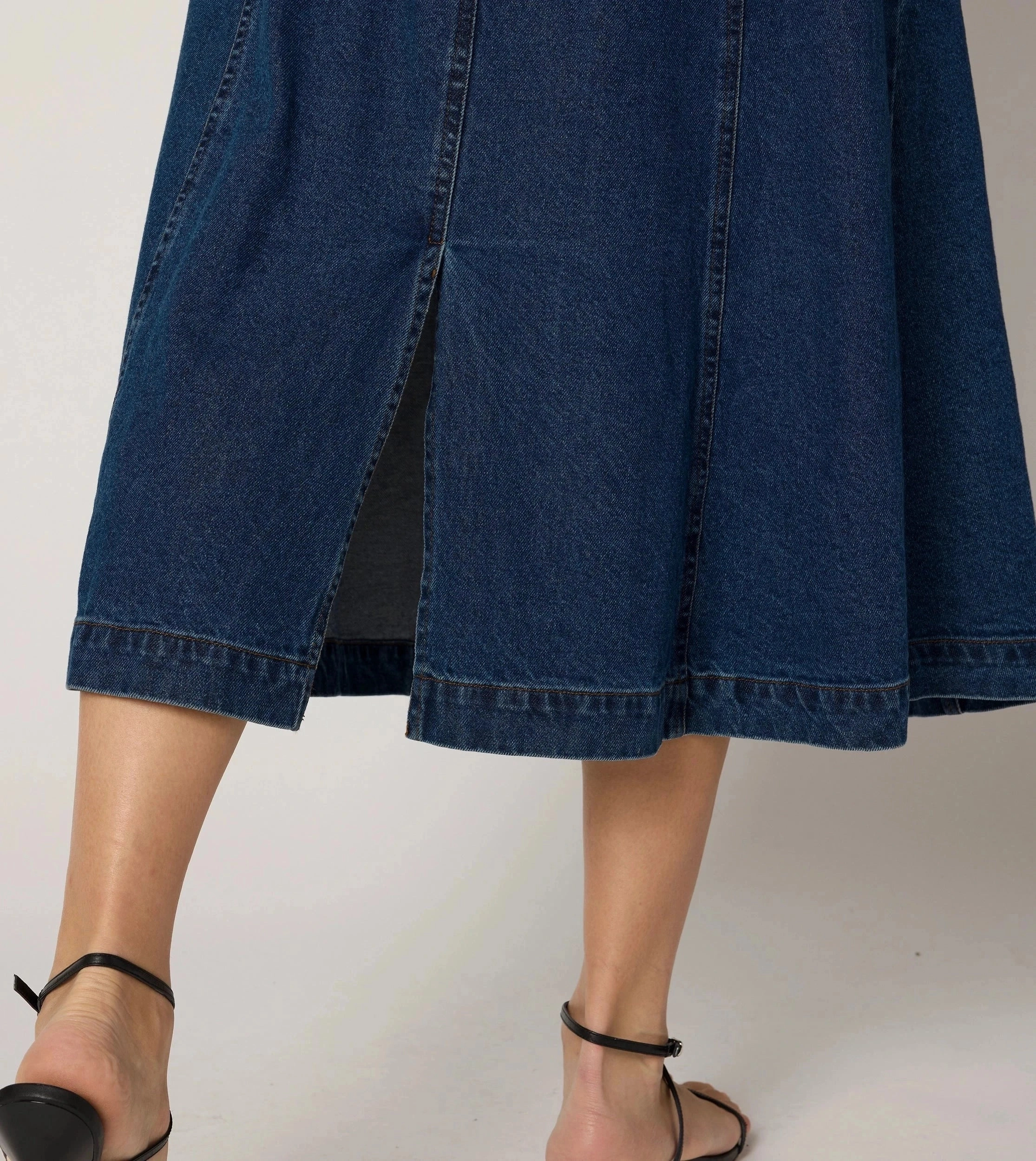Naya Midi Dress | Denim Fashionable Comfort Bloom Soft