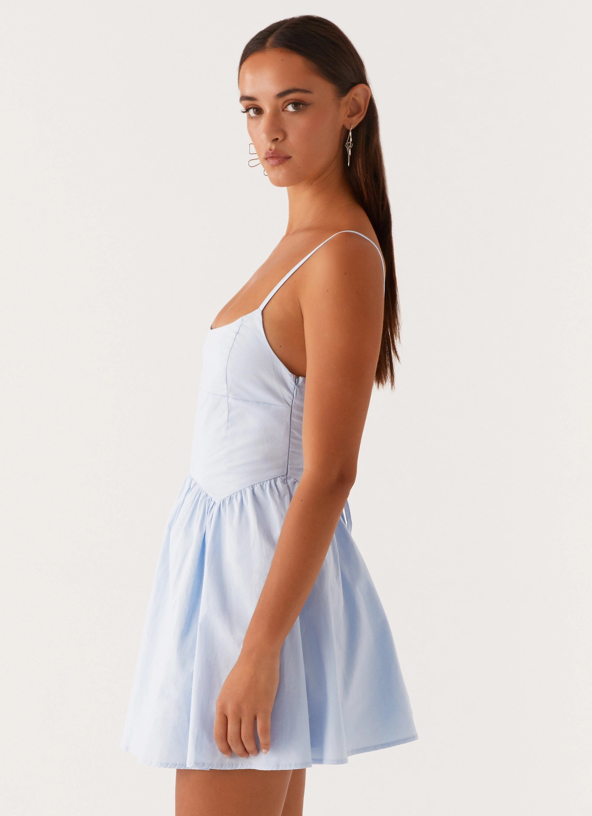 Skin Touch Tesoro Mio Mini Dress - Baby Blue