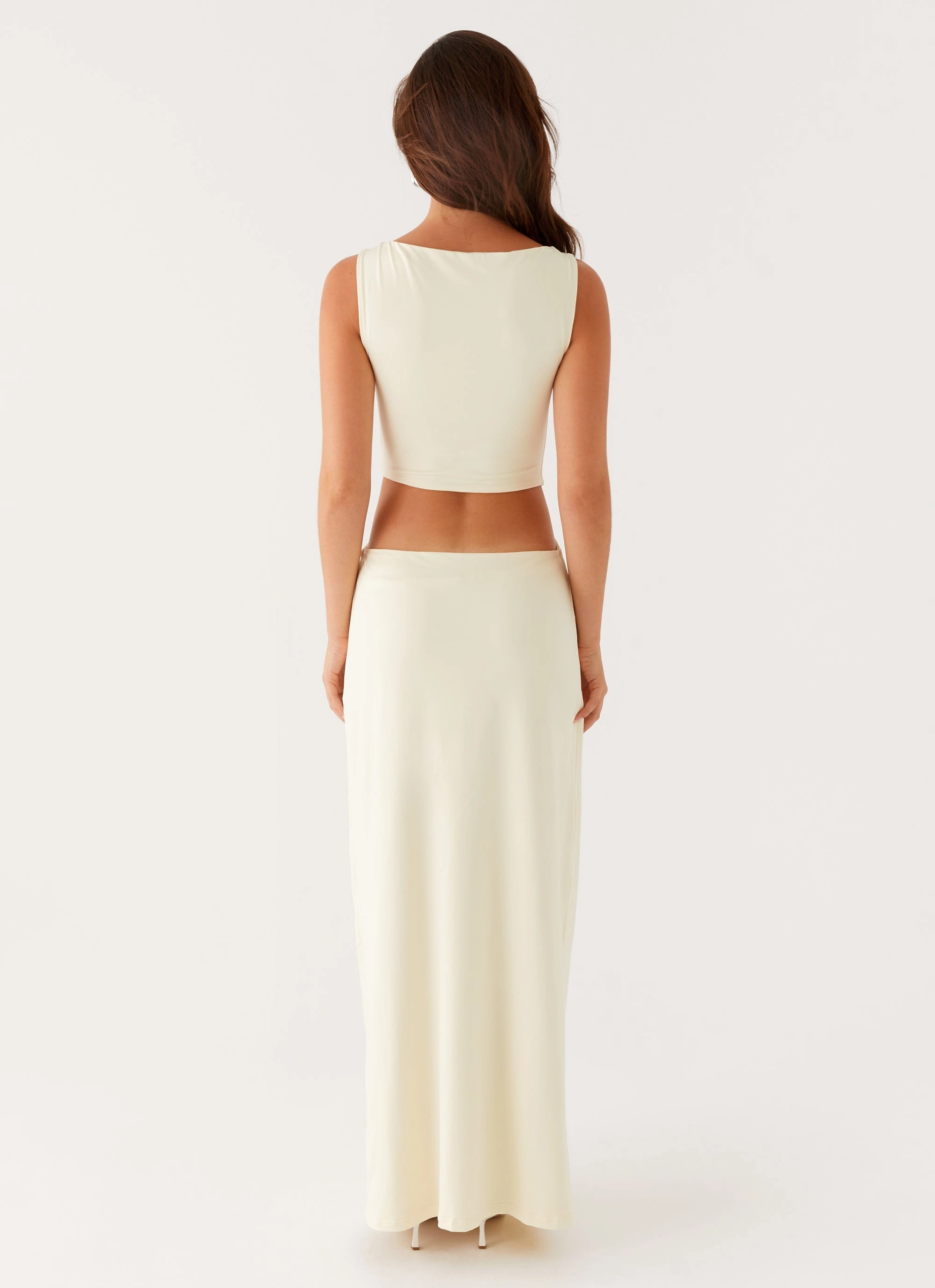 Feminine Mood Lilabelle Twist Maxi Dress - Yellow