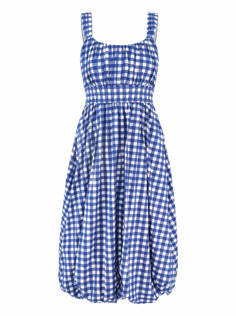 NonSlipClosure Neci Gingham Tank Dress in Navy