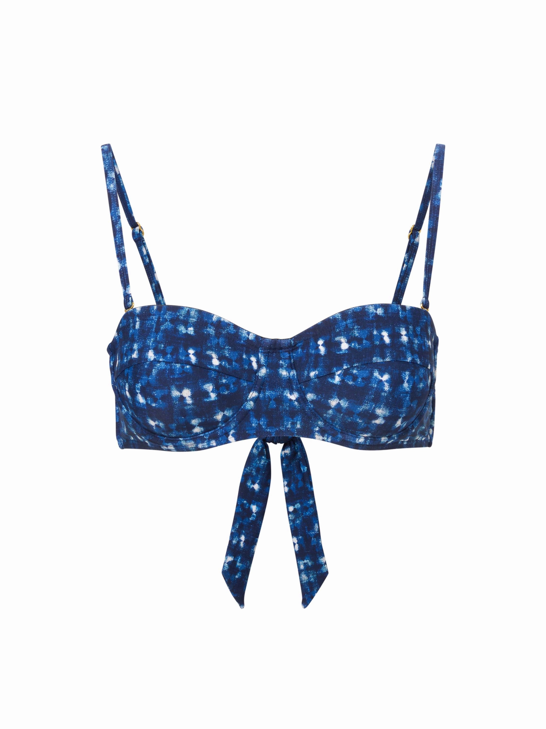 Nellie Top In Denim Noir Abrasion Resistant Finish Poolside Vacation