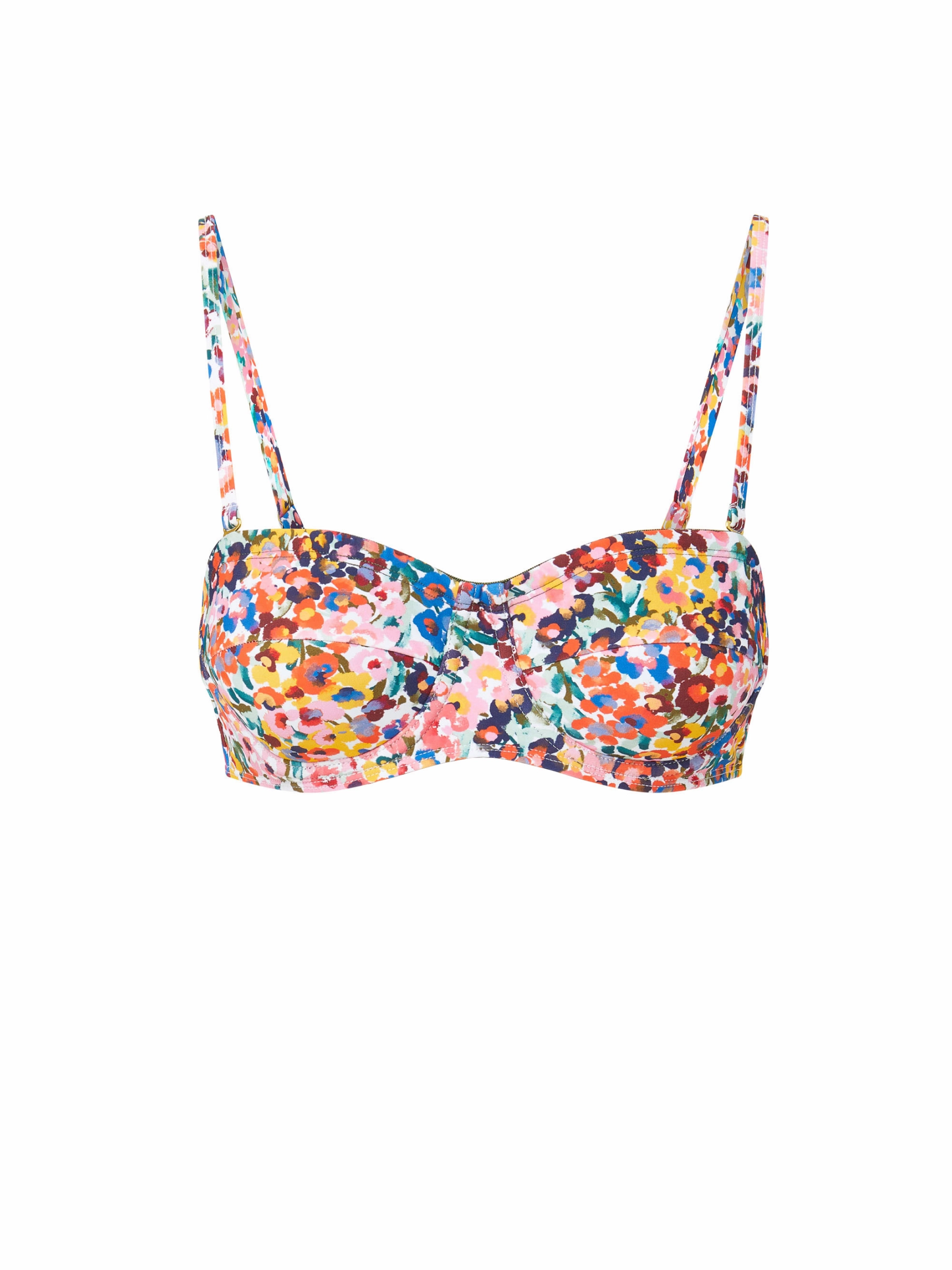 Nellie Top In Painted Petals Sun Escape Ergonomic Cut